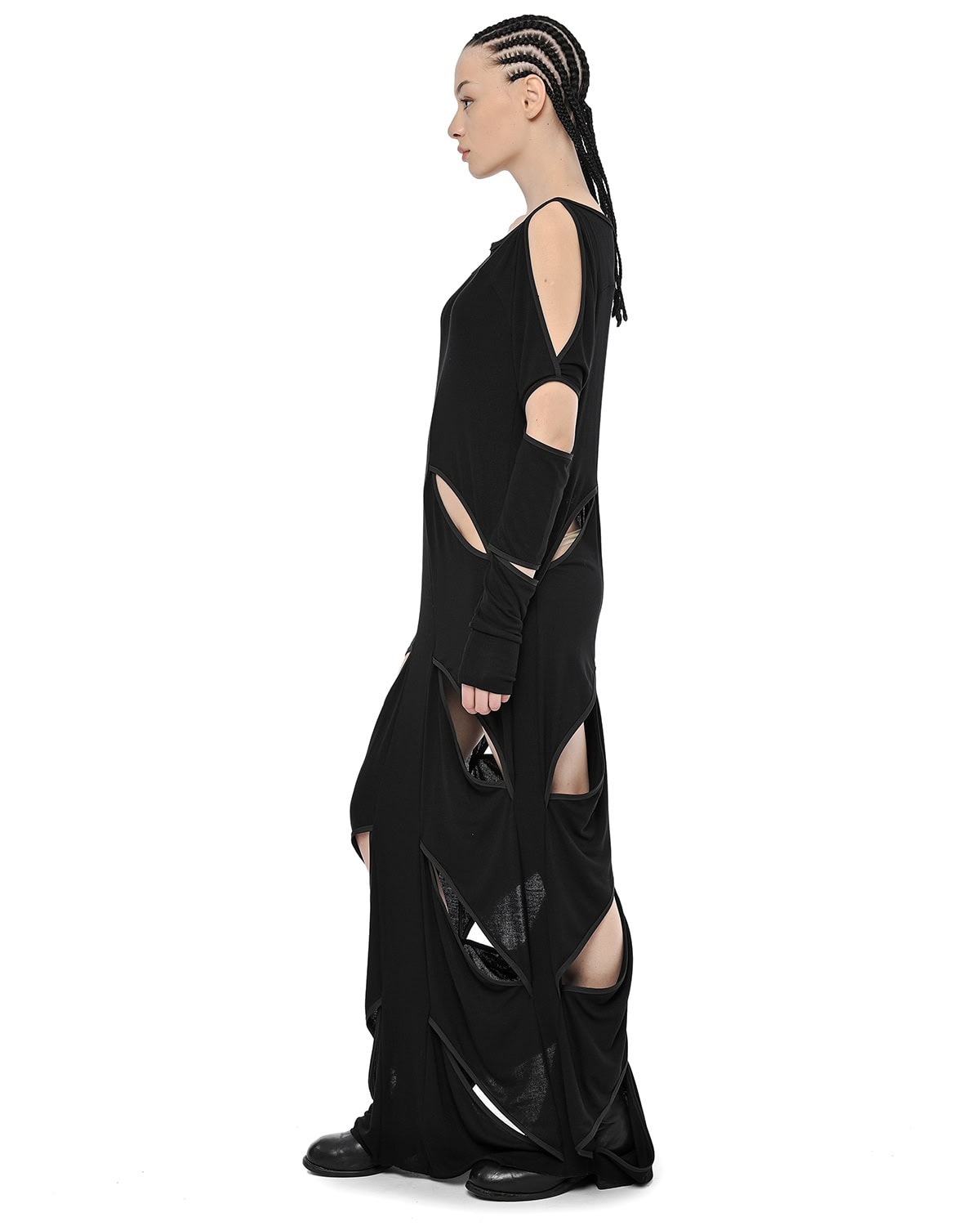 Elongated Division Cut Dress - Image 6