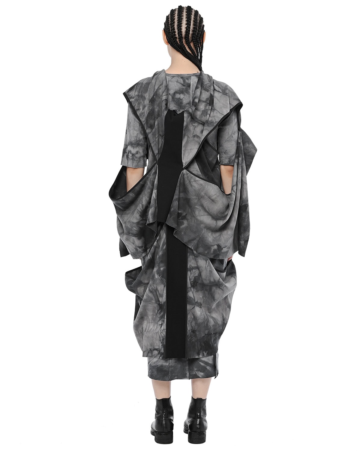 Nuance Dyed Division Cut Cardigan - Image 6