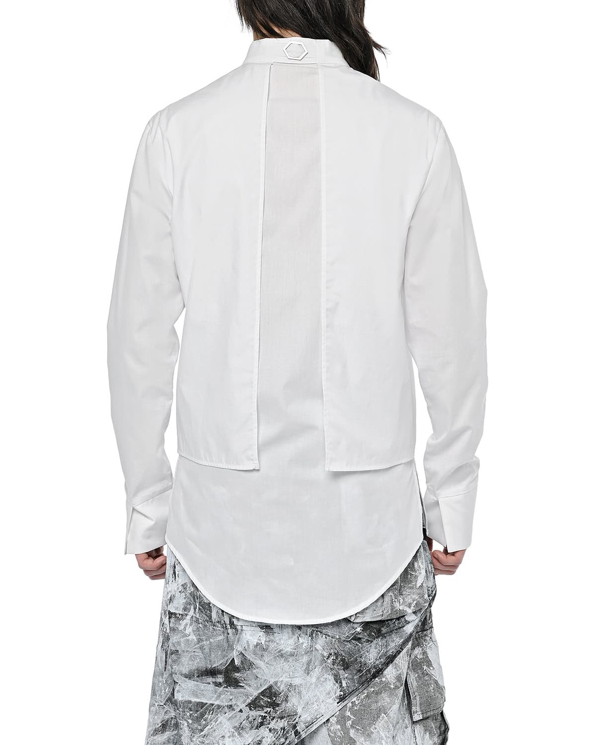 Stage Standing Collar Linear Shirt - Image 6