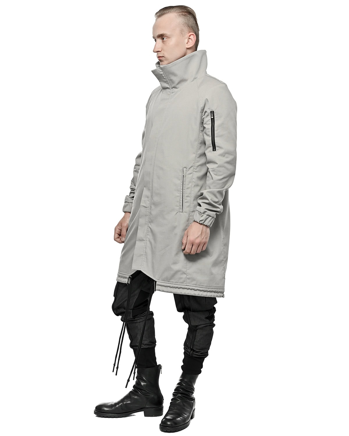 Ripstop High Collar Hexagon Parka - Image 7