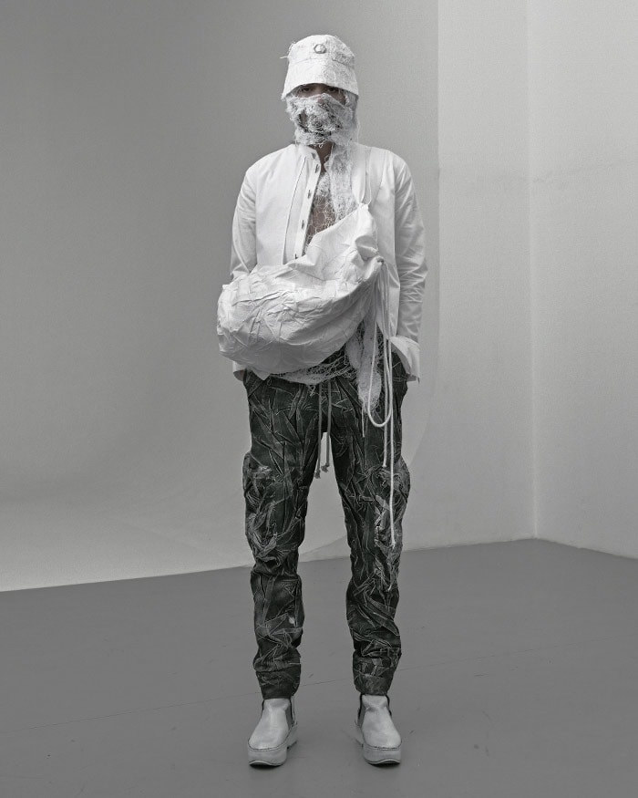 Stage Standing Collar Linear Shirt - Image 7