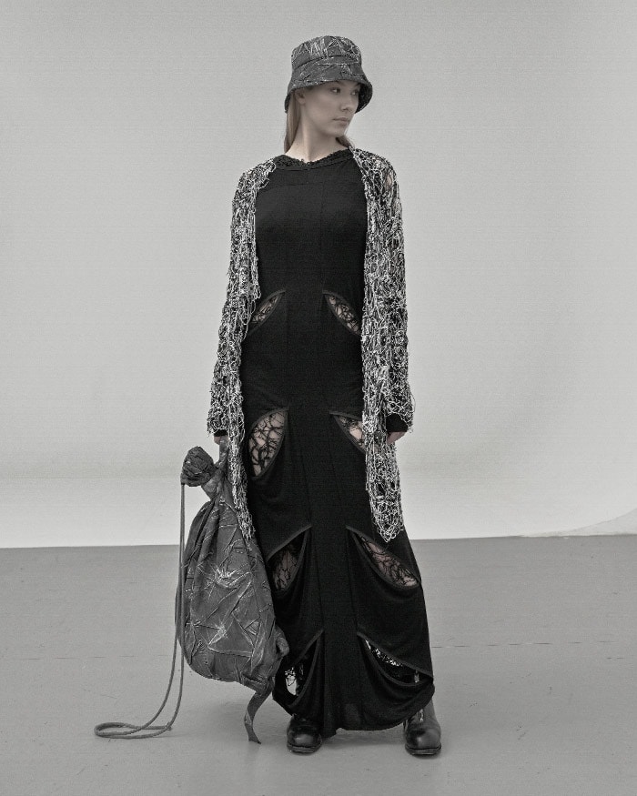 Elongated Division Cut Dress - Image 7