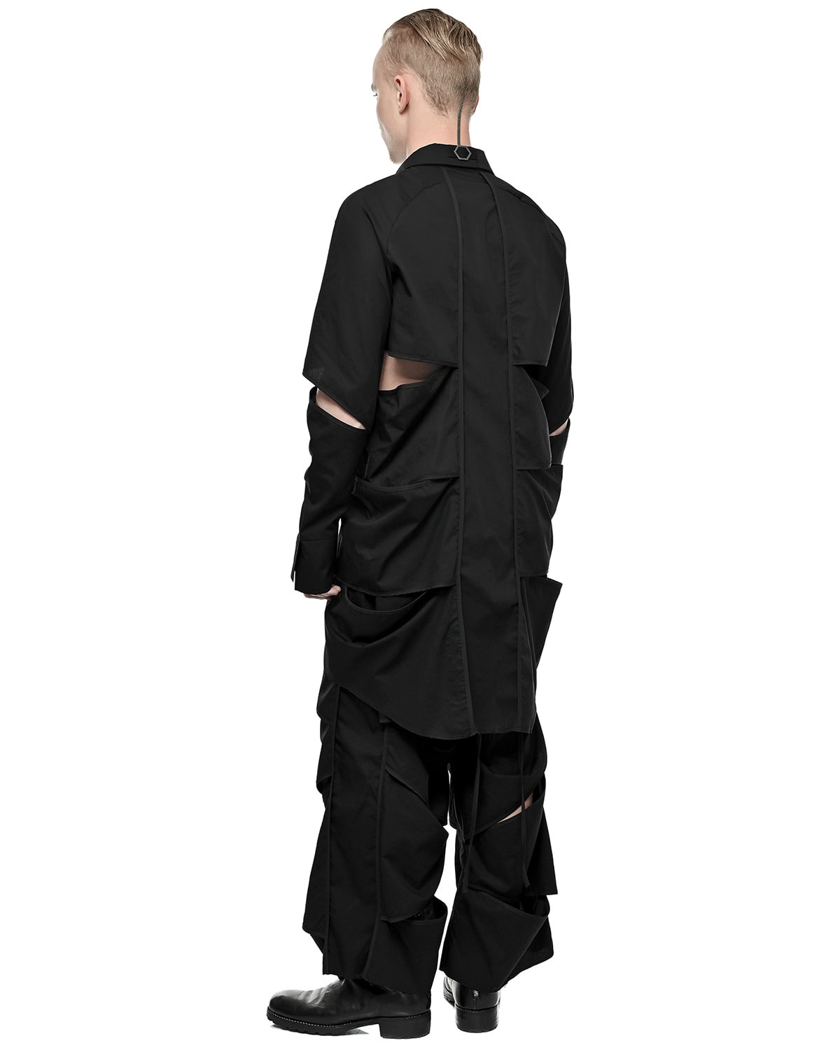 Division Cut Linear Collar Shirt - Image 6