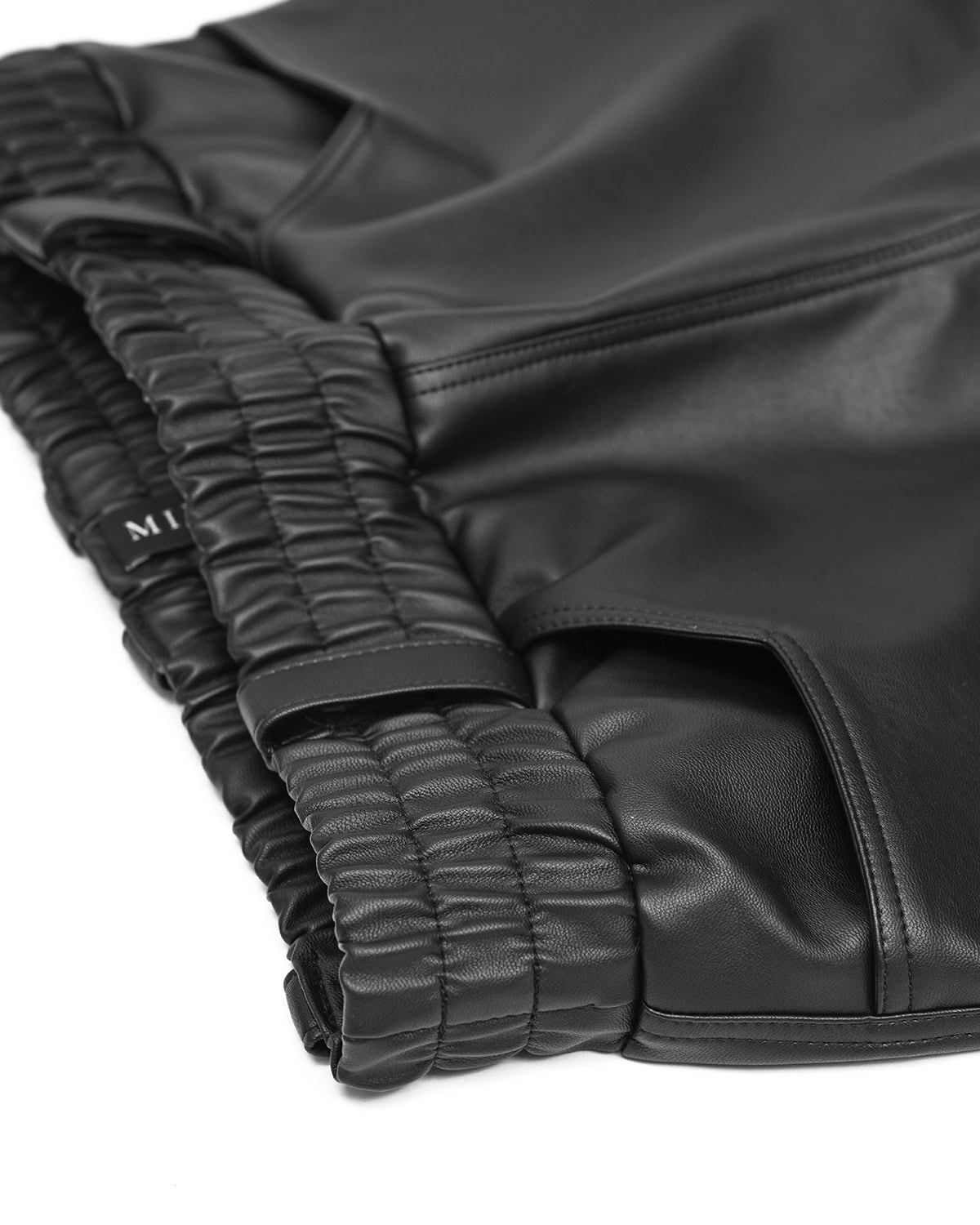 SPIRAL COATED CARGO BIKER TROUSERS - Image 10
