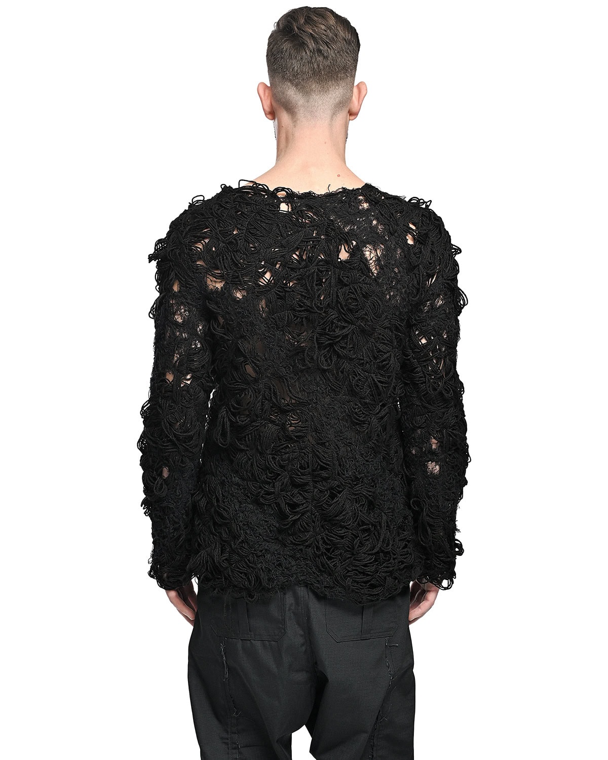 FIBER BOND DIAGON BLEND SWEATER - Image 5