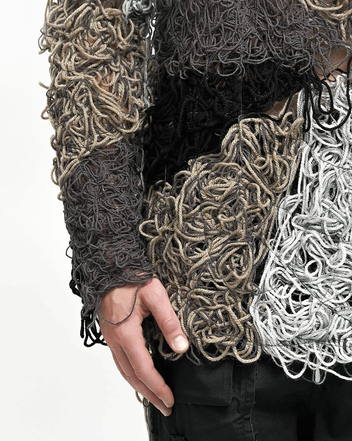 Fiber Bond Artwork Segment Sweater - Image 5