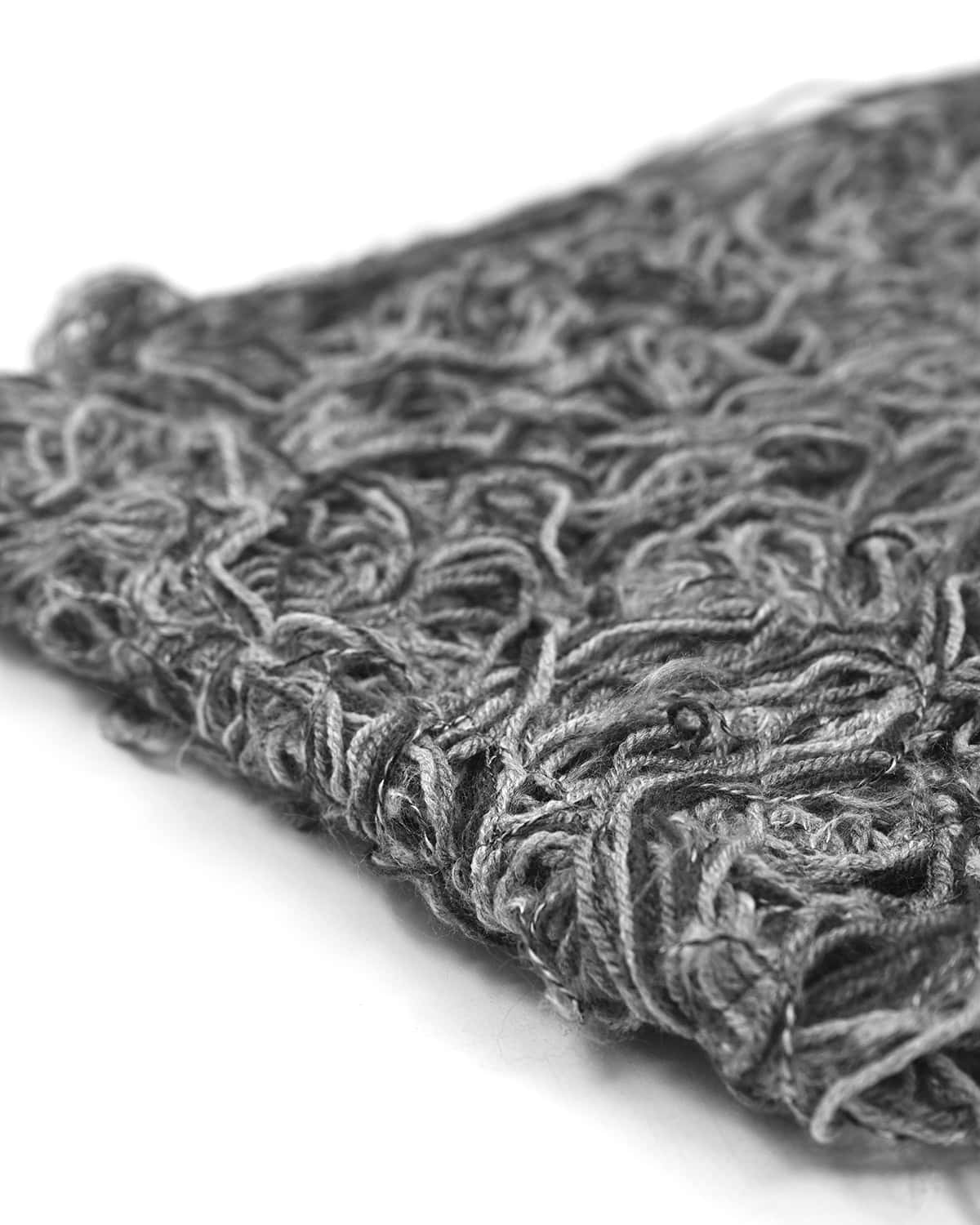 Grey Blend Fiber Bond Scarf - Image 5