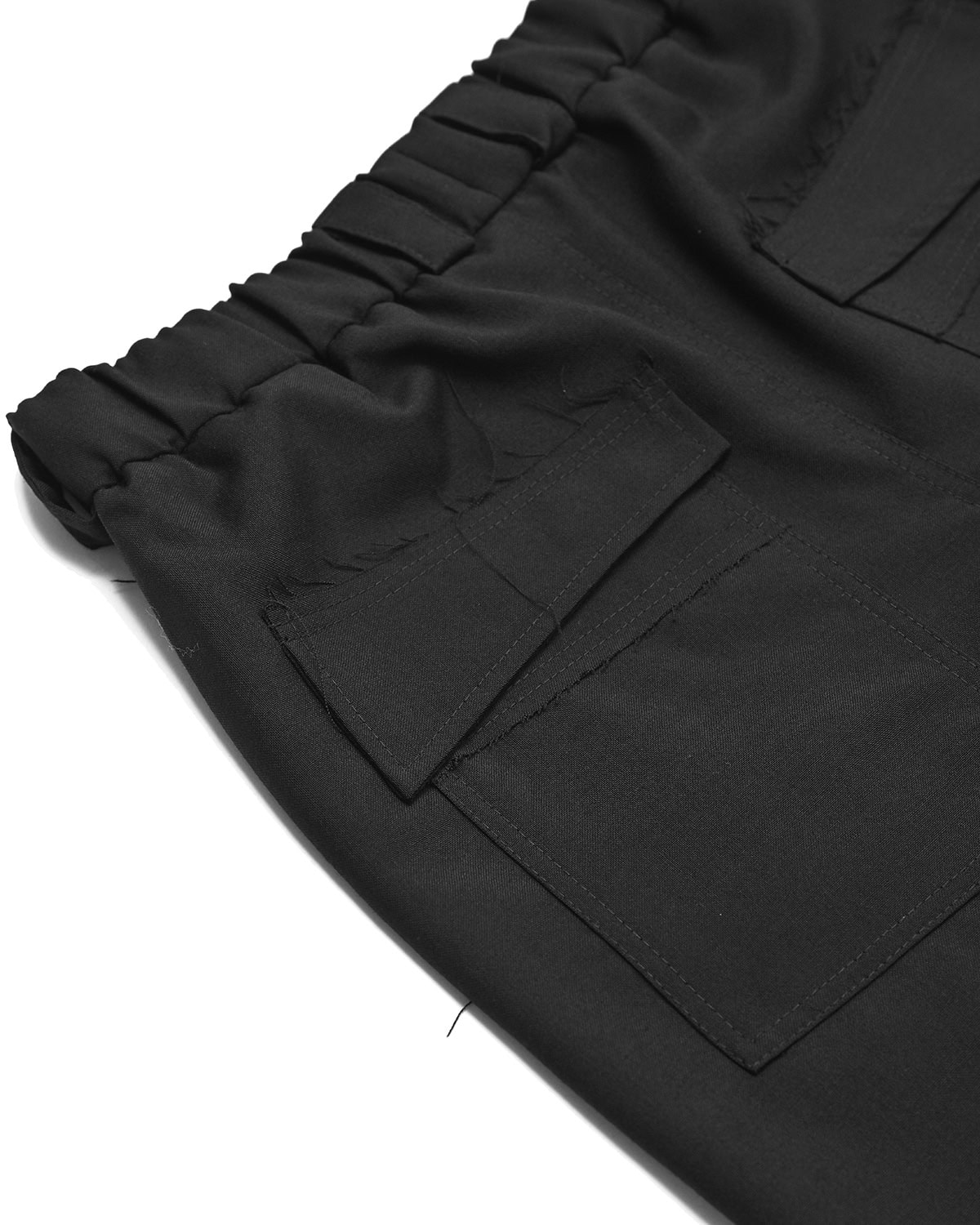 Wool External Edge Black Trousers - Image 9