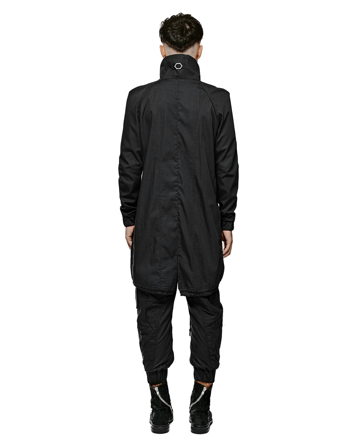 Ripstop Hexagon Black Parka - Image 7