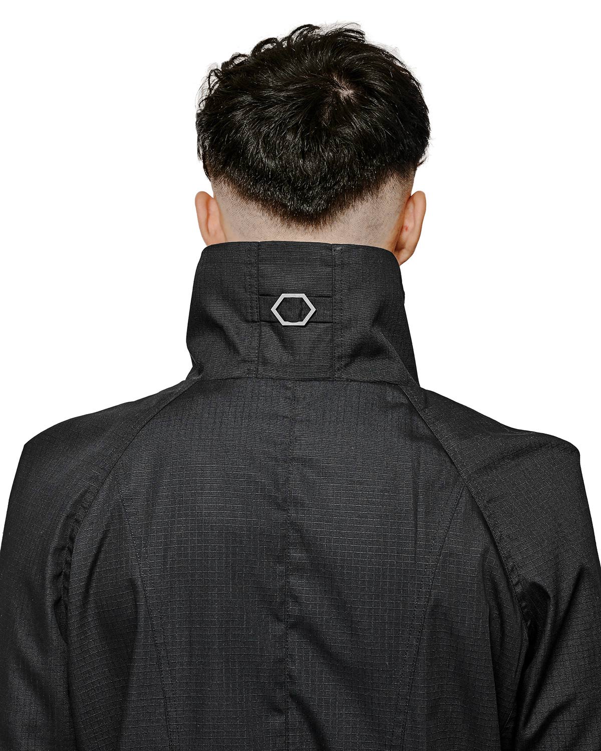 Ripstop Hexagon Black Parka - Image 11