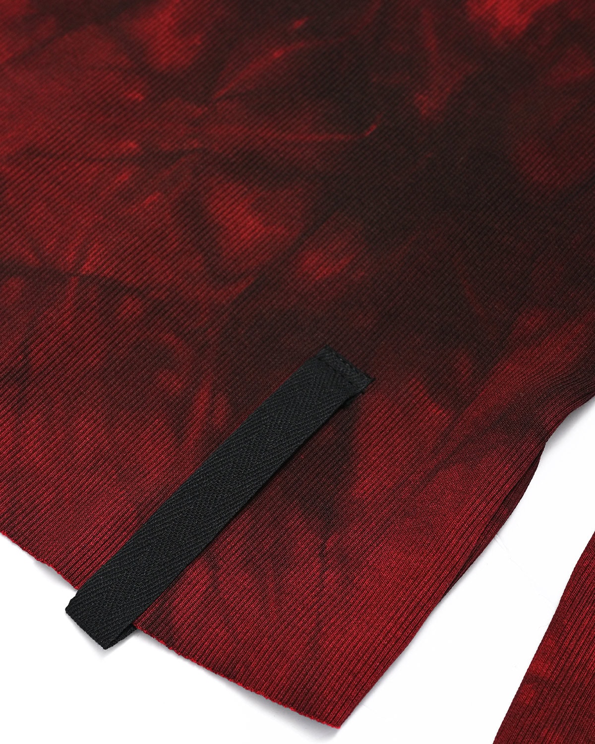 Cloud Red Asymmetric Layers Dyed Sweater - Image 11