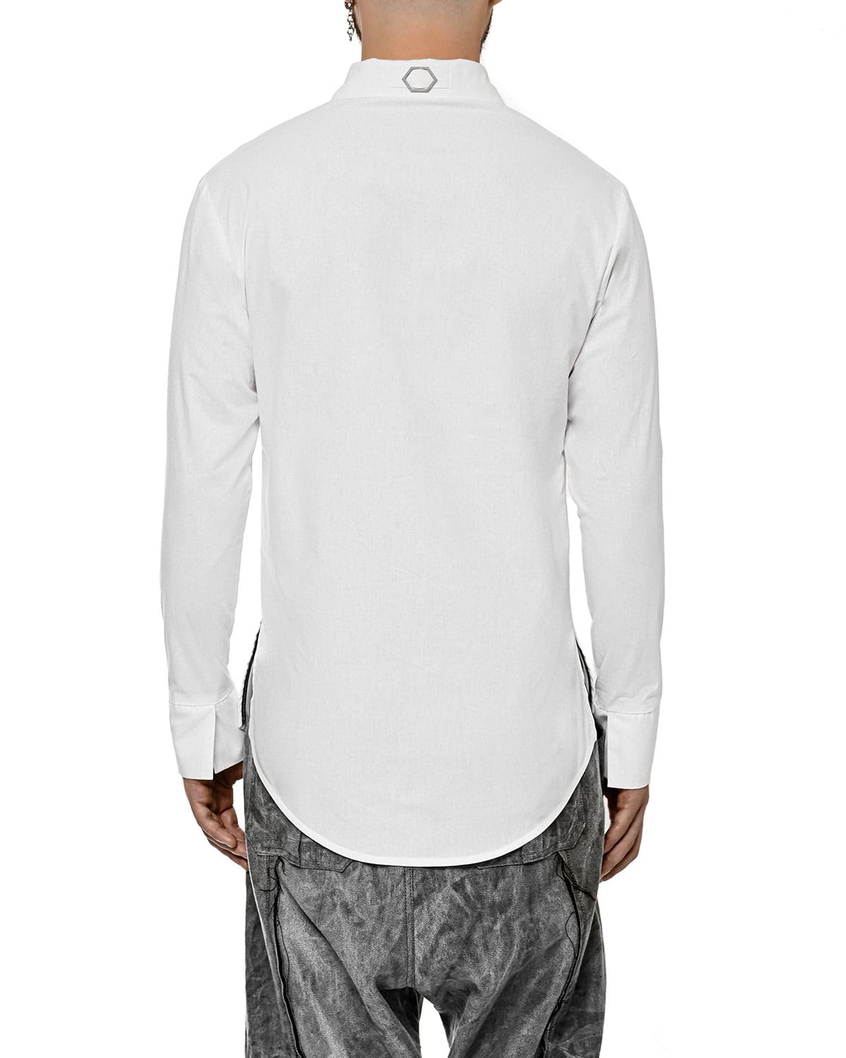 Elemental White Collar Shirt - Image 7