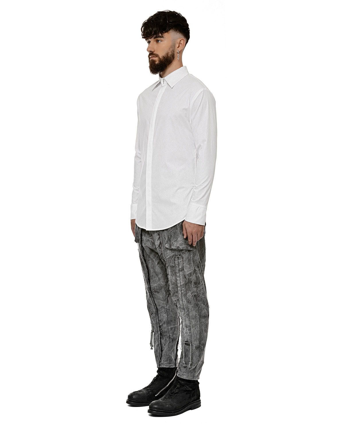 Elemental White Collar Shirt - Image 5