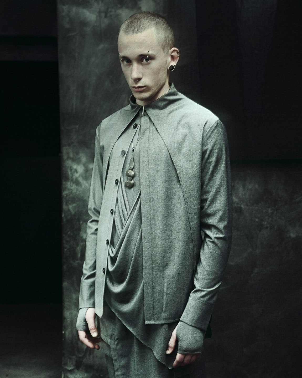 Steel Trigon Collar Shirt - Image 10