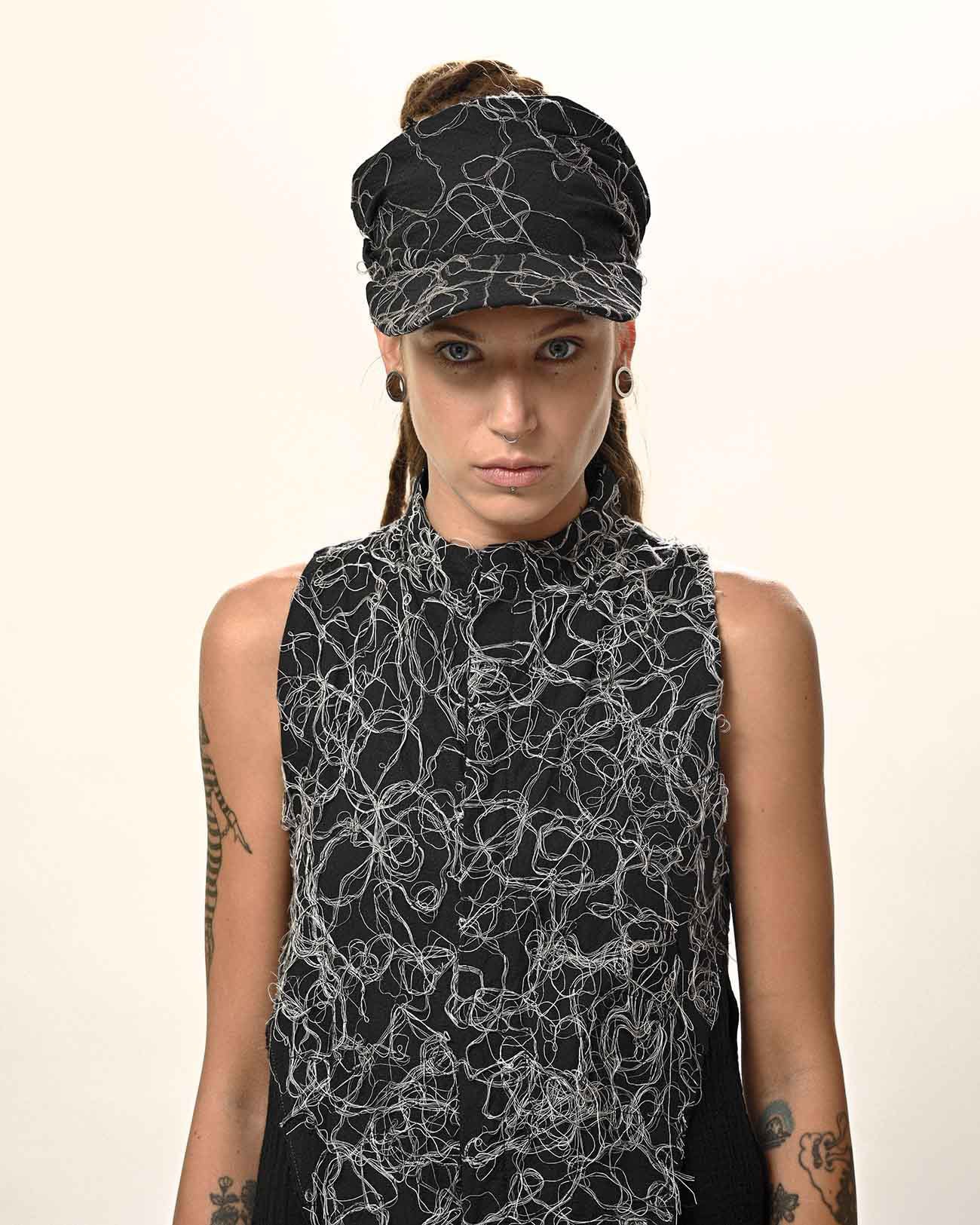 Contrast Fiber Bond Soft Dress - Image 7