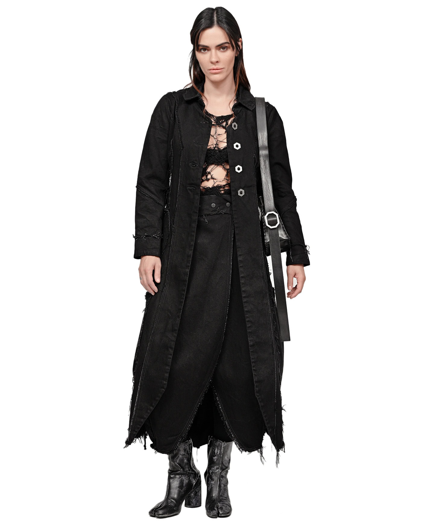 Cargo Volume Transform Denim Skirt - Image 7