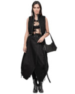 Oracle Leather Shoulder Hexa Bag