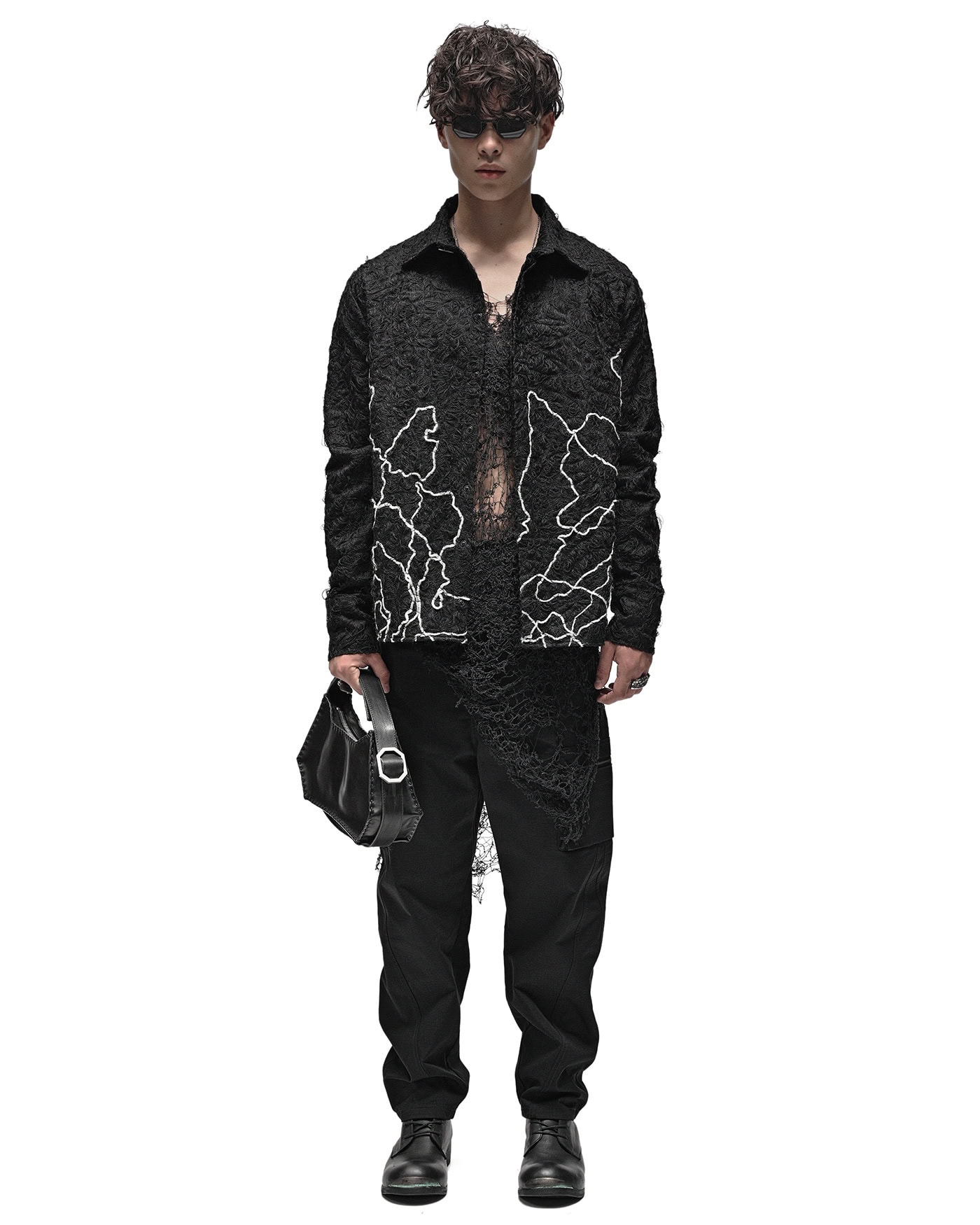 Fiber Bond Ashes Collar Overshirt