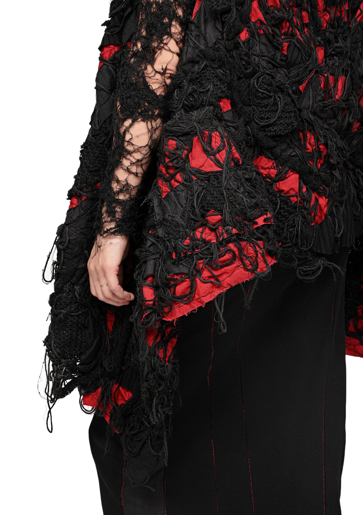 Fiber Bond Patch Volume Sleeveless Cardigan - Image 5