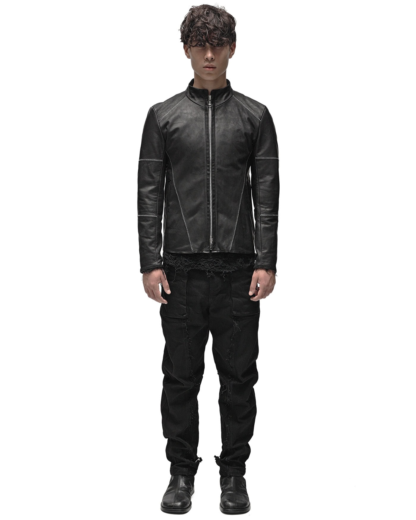 Biker Horse Leather Jacket - Image 6