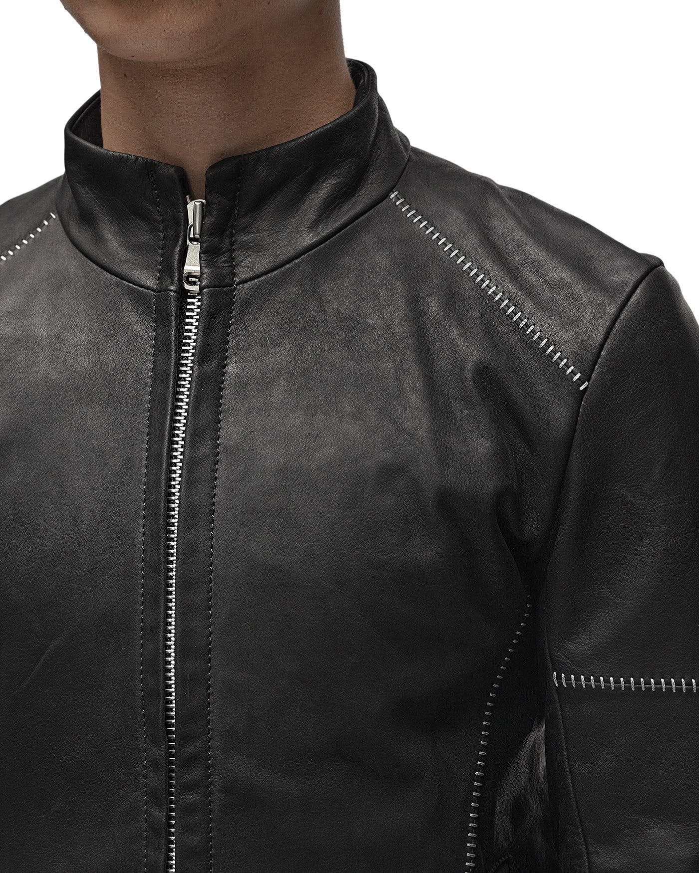 Biker Horse Leather Jacket - Image 8