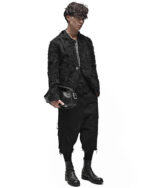 Fiber-Bond Patchwork-Blazer aus Denim