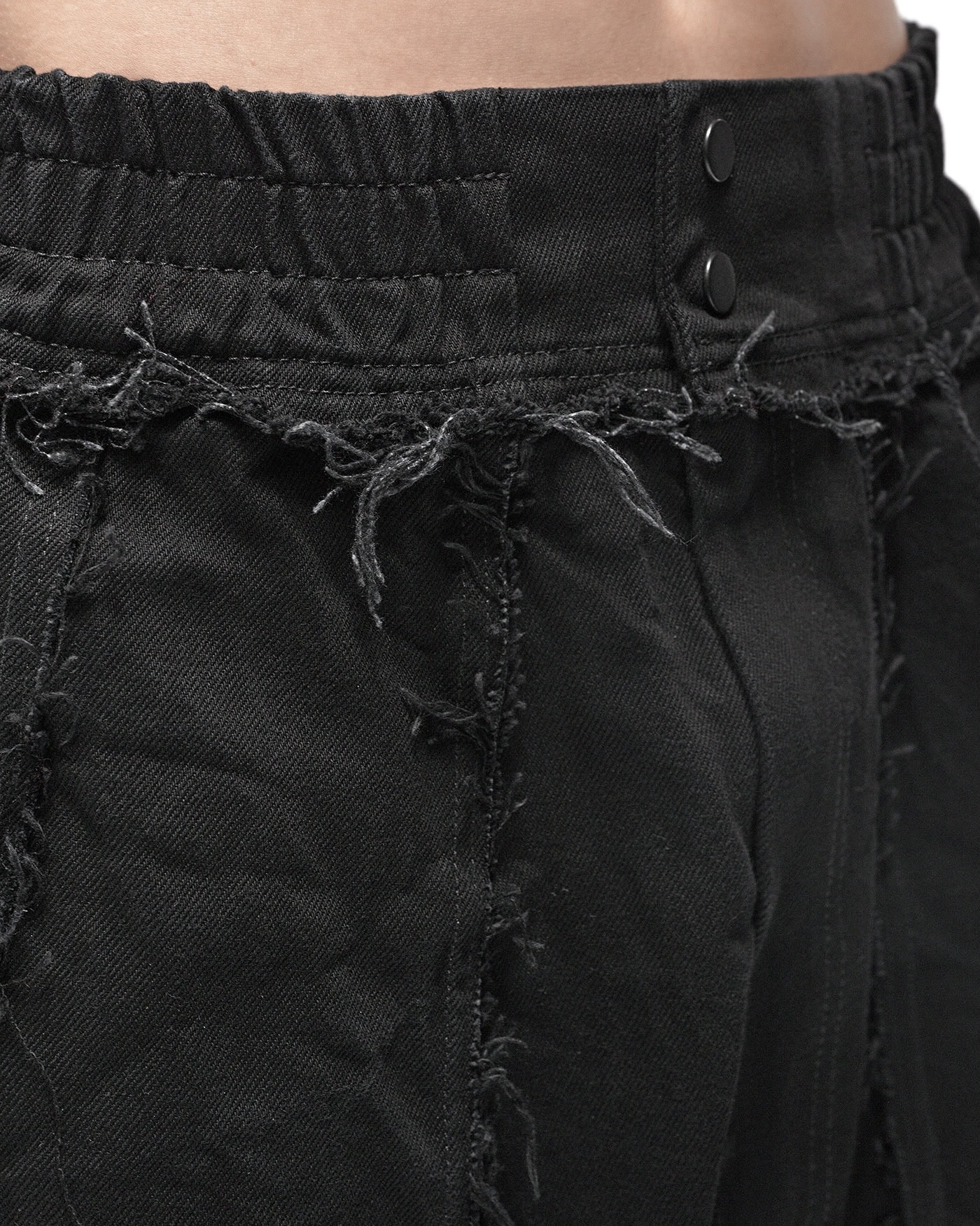 Multi-Cut Denim Washed Construct Shorts - Image 7