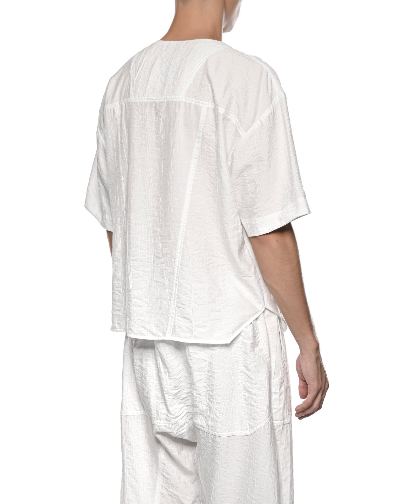 Array Textured Knochenweiß T-Shirt - Image 6