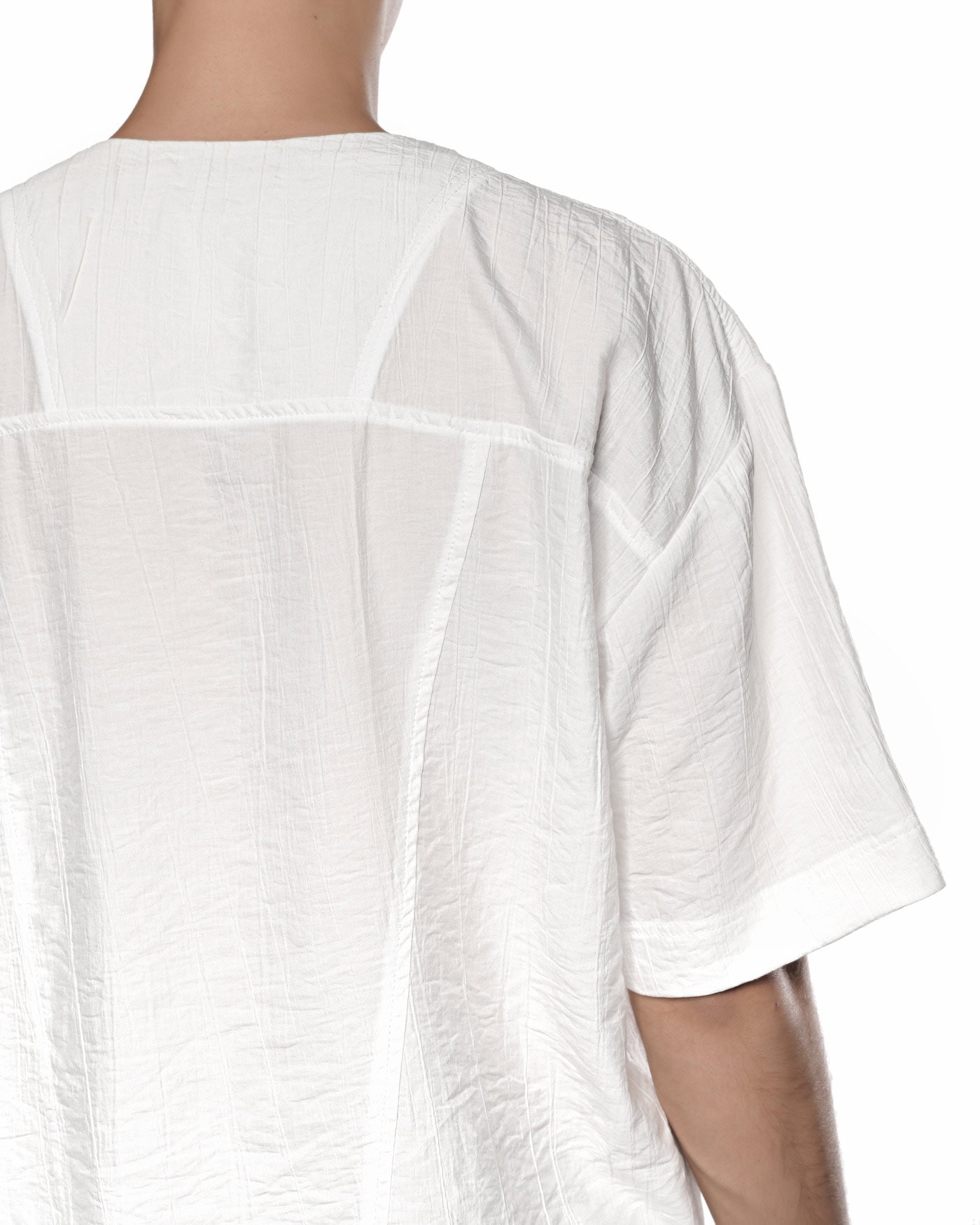 Array Textured Knochenweiß T-Shirt - Image 7