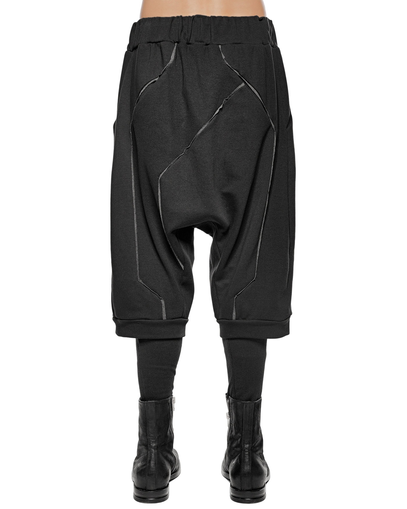 Cluster Panel Drop Crotch Shorts - Image 7