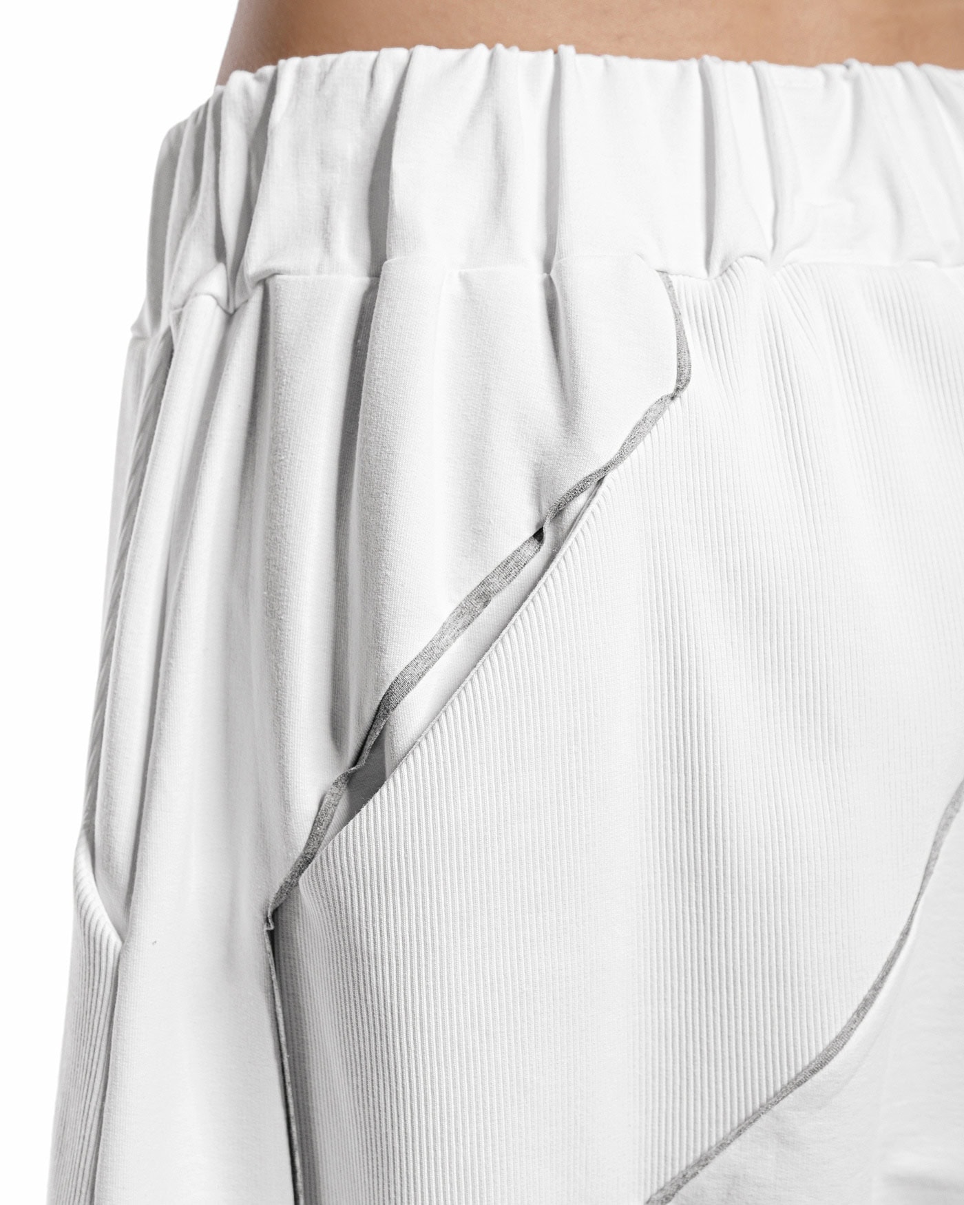 Cluster Panel Drop Crotch Shorts - Image 7