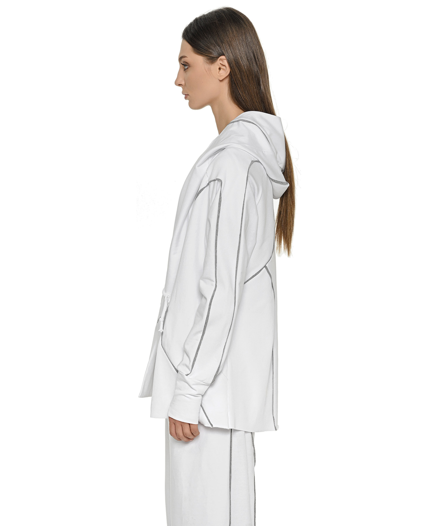 Cluster Hooded Secure Knit Cardigan - Image 7