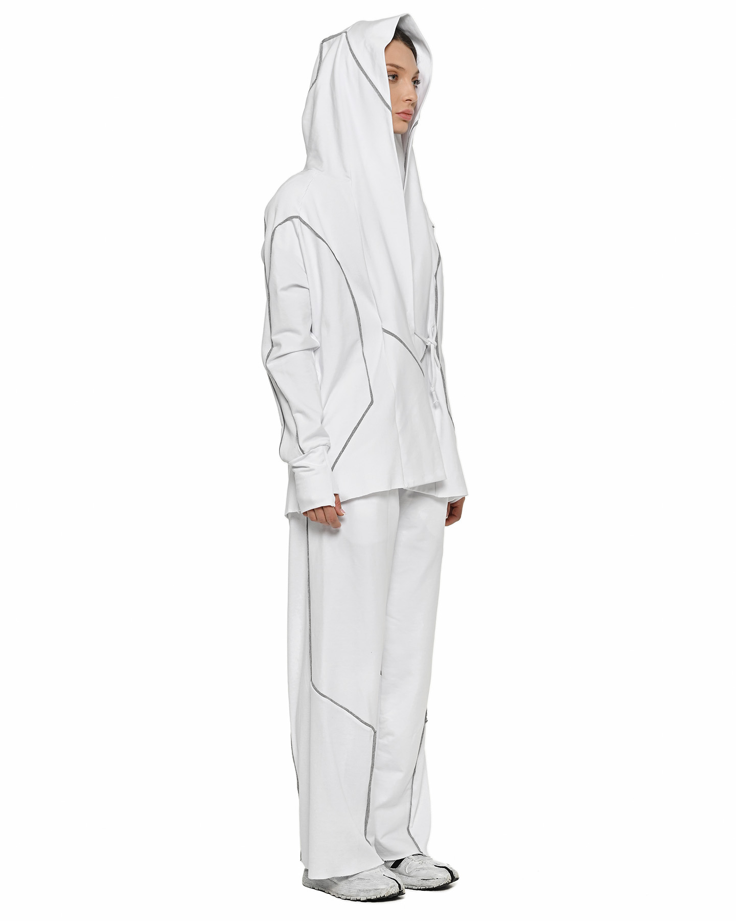 Cluster Hooded Secure Knit Cardigan - Image 6