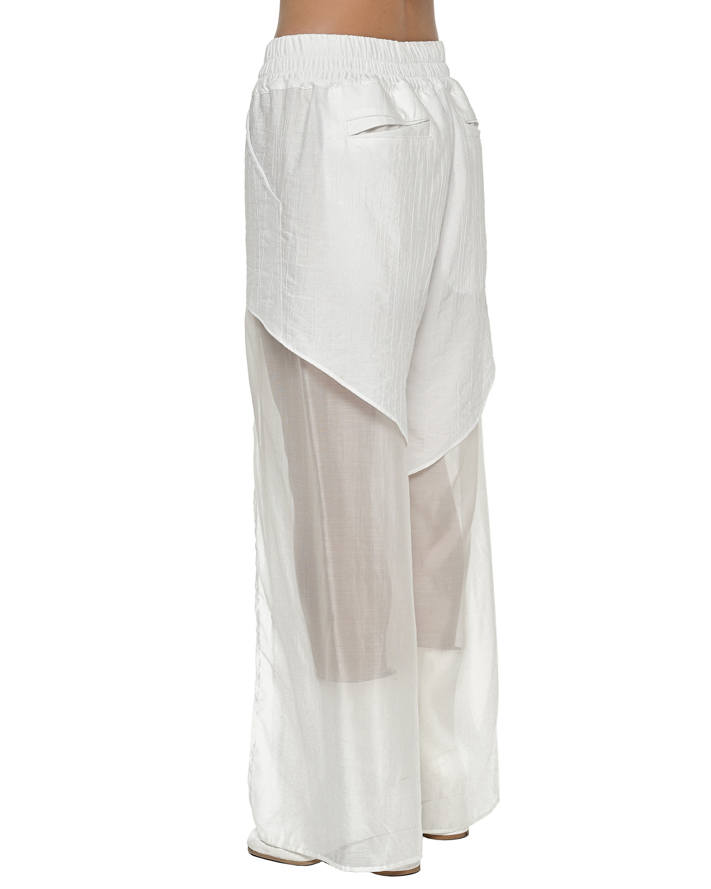 Radiant Layered Bone Trousers - Image 5