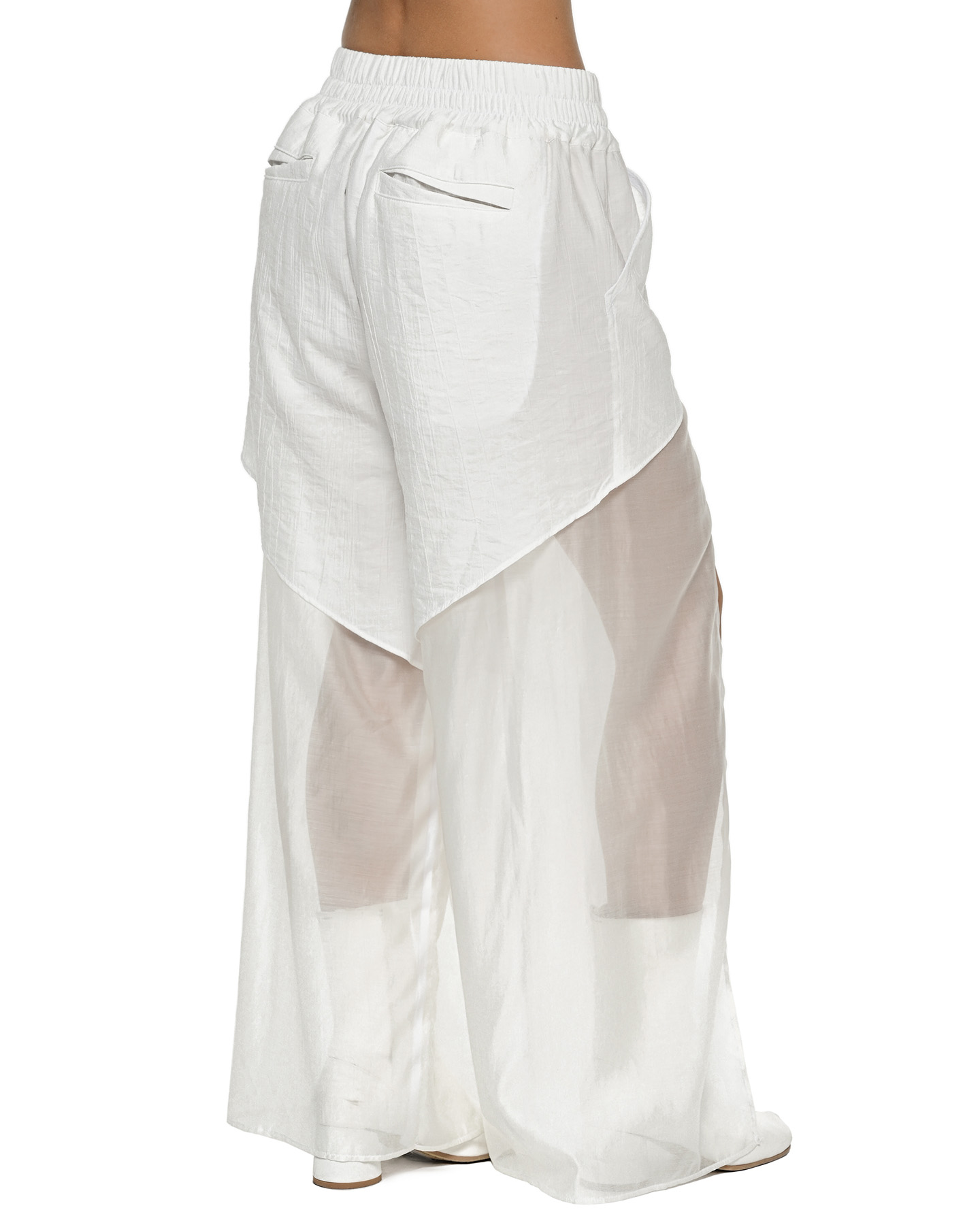 Radiant Layered Bone Trousers - Image 6