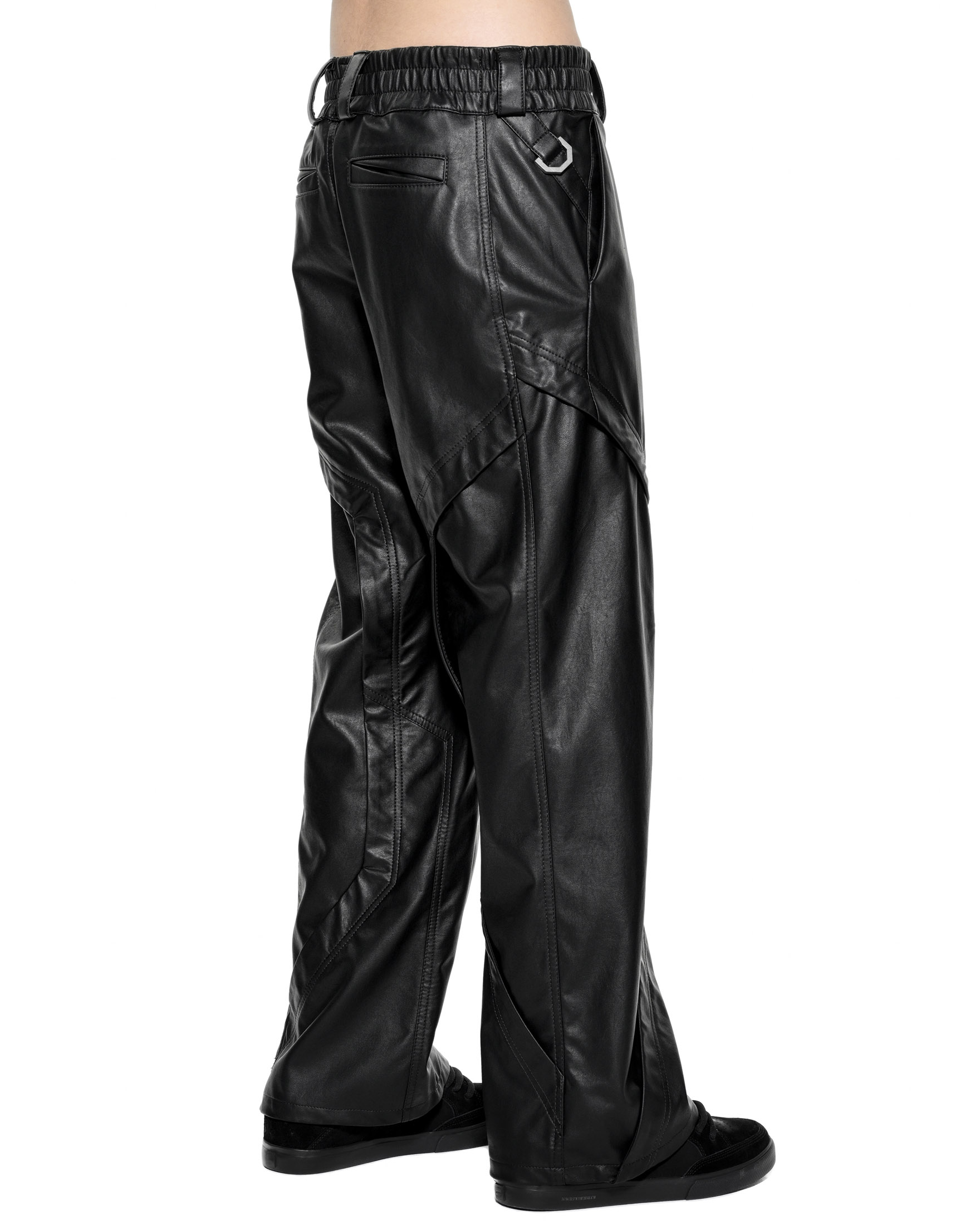 Apex Leather Segment Trousers - Image 5
