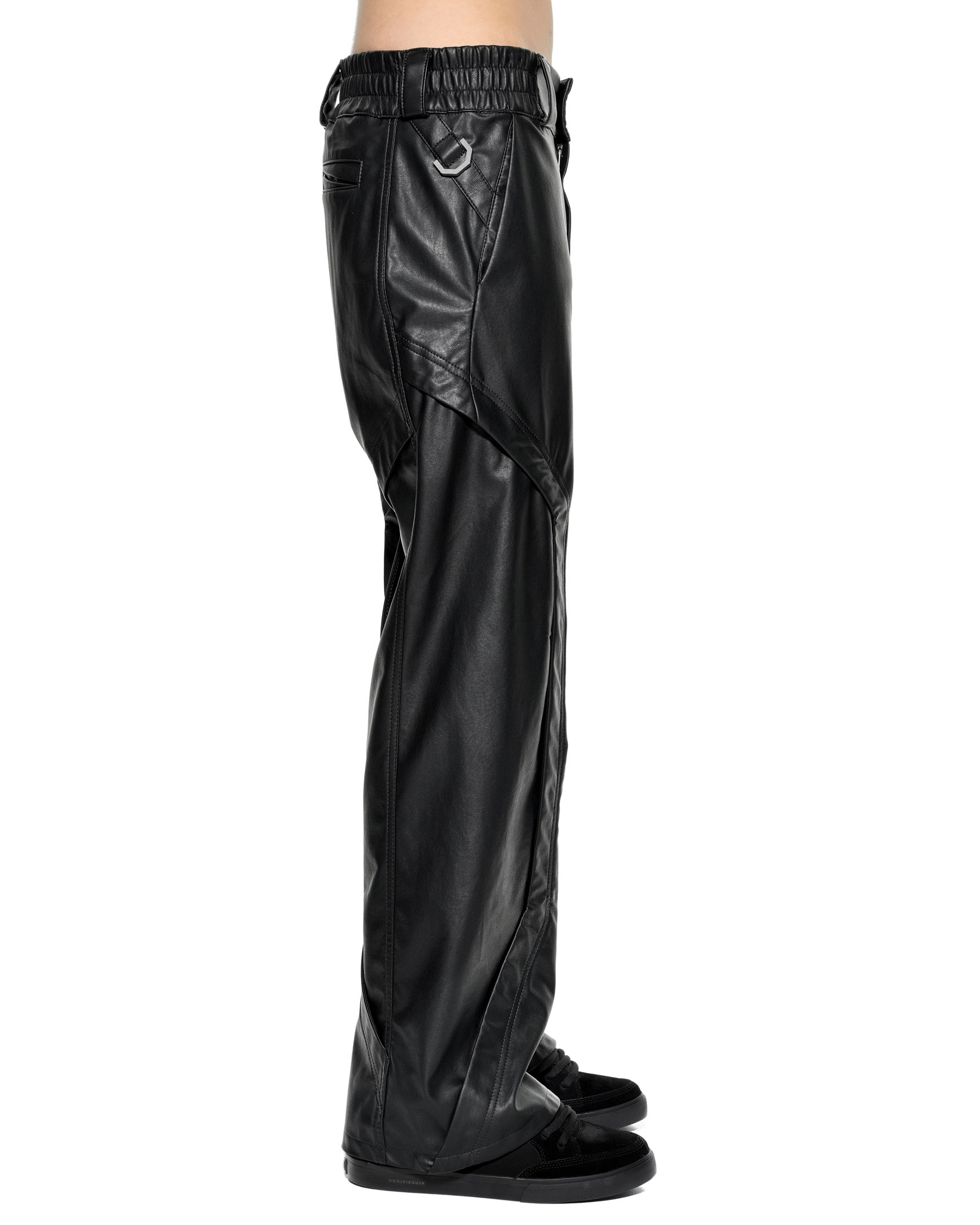 Apex Leather Segment Trousers - Image 6