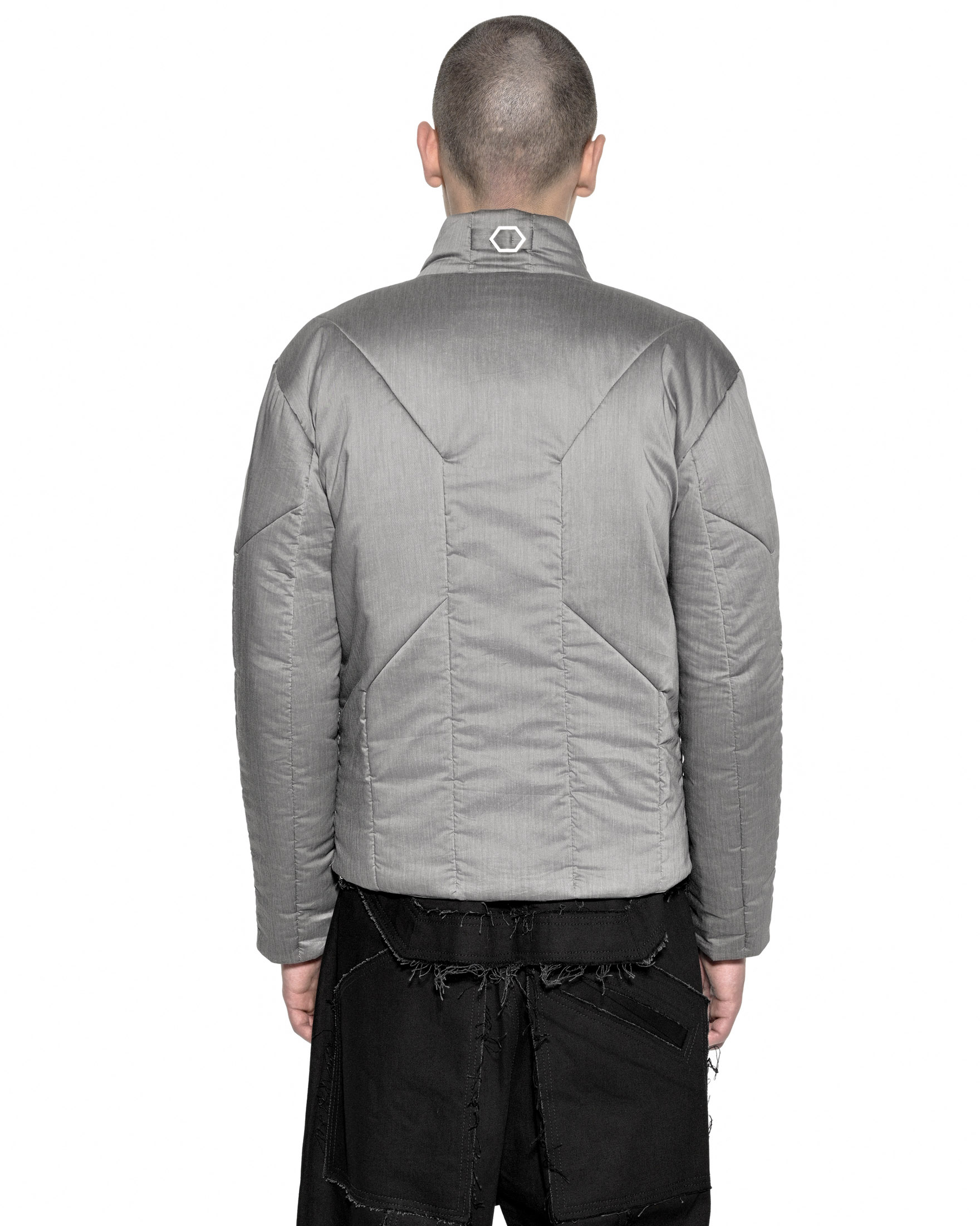 Strata Voluminous Grey Zip Jacket - Image 5