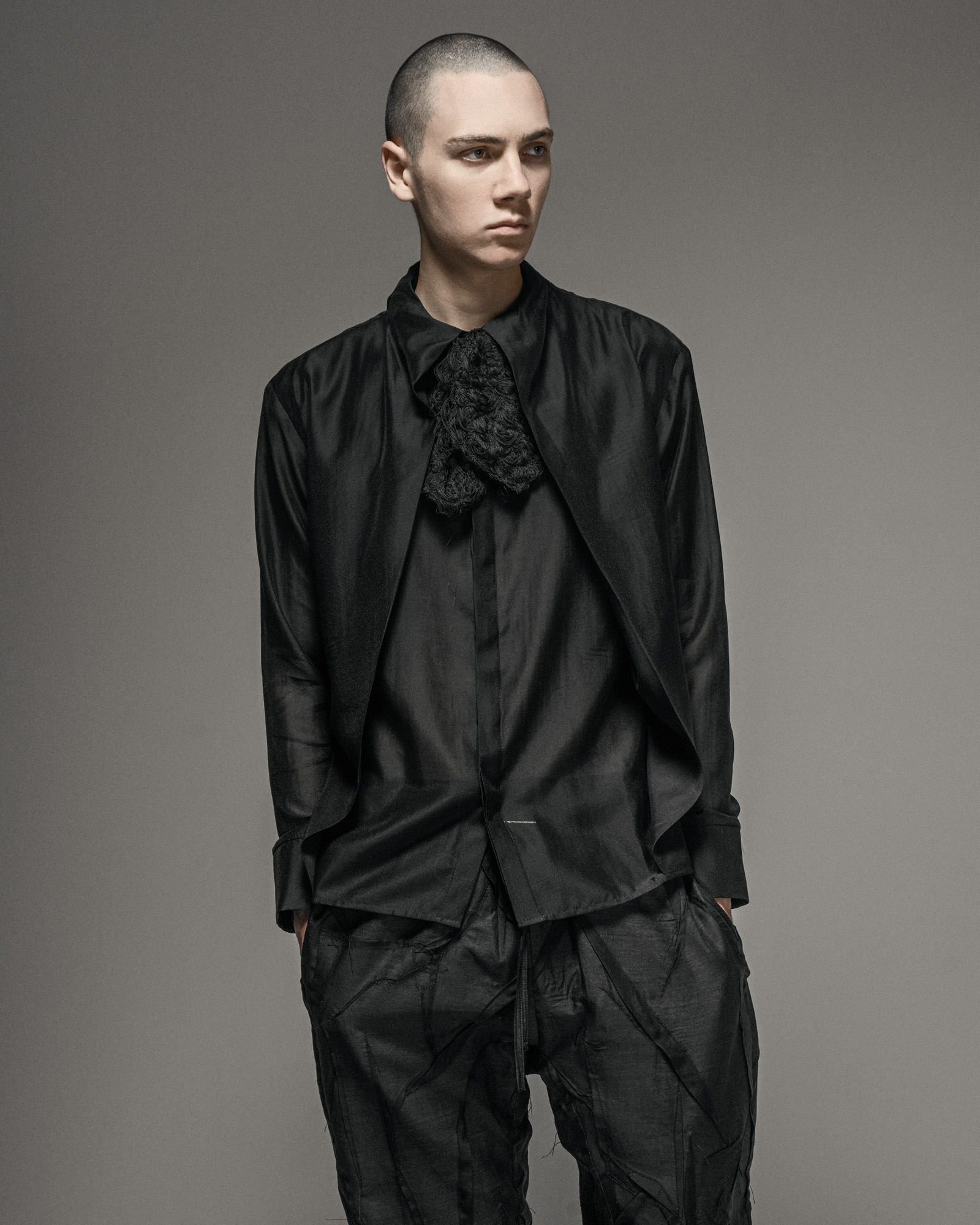 Radiant Semi-Sheer Layers Shirt - Image 6