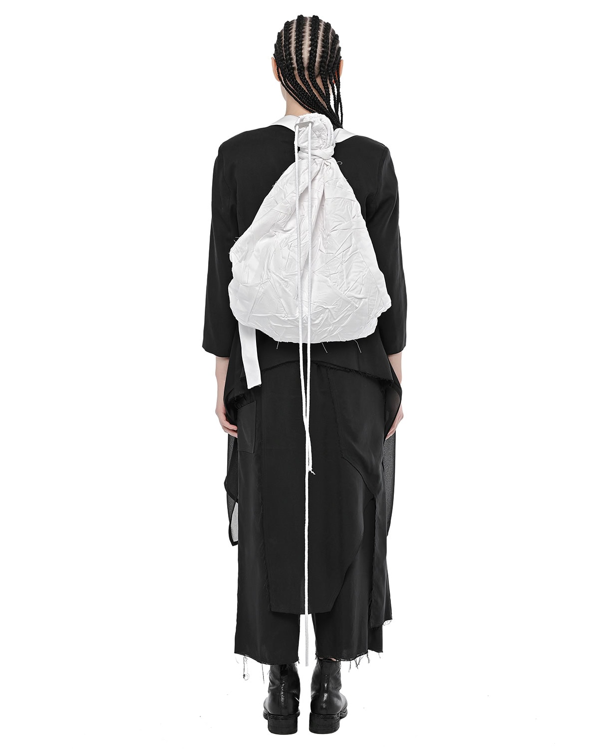 Crushed Tech White Kutch Backpack