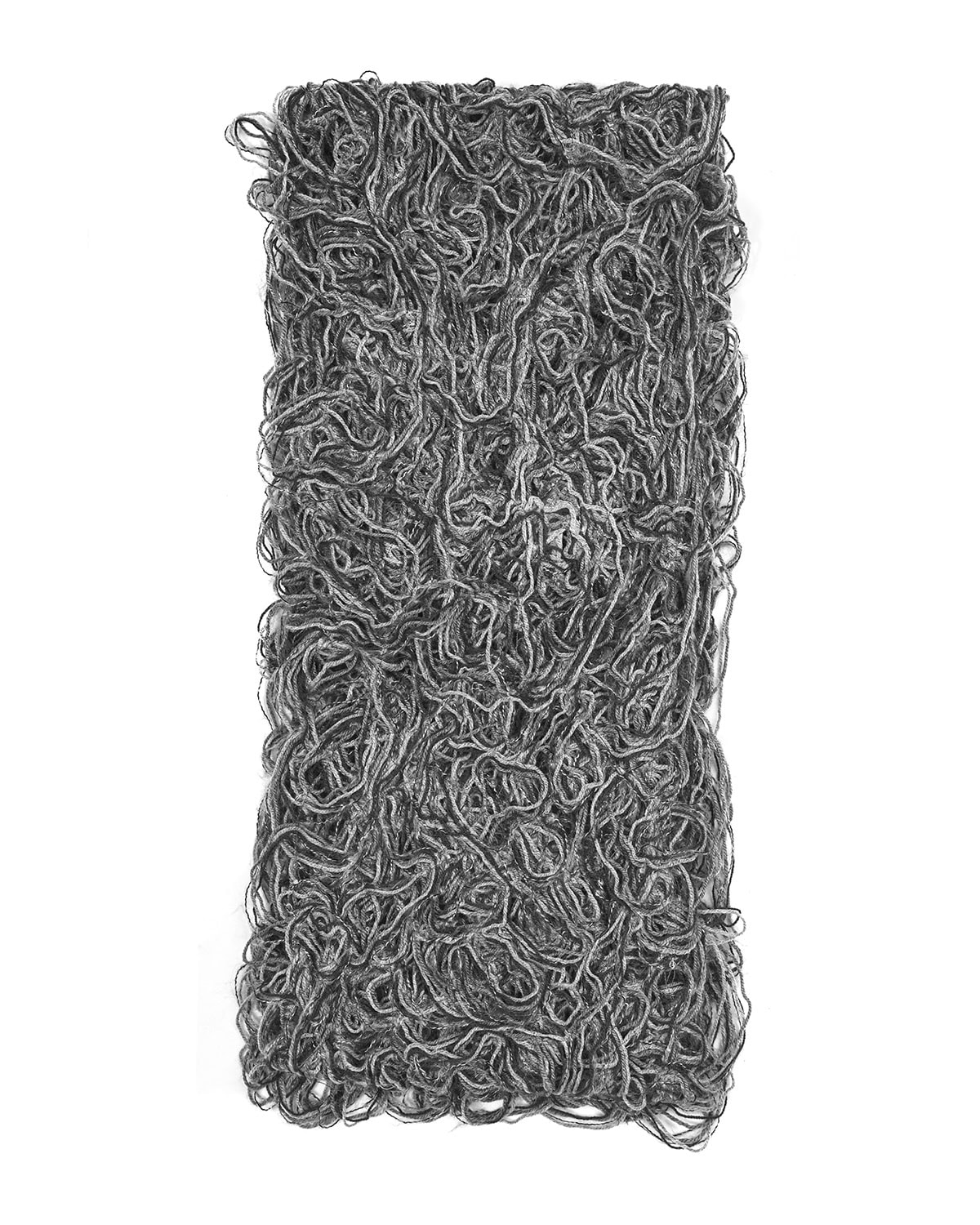 Grey Blend Fiber Bond Scarf