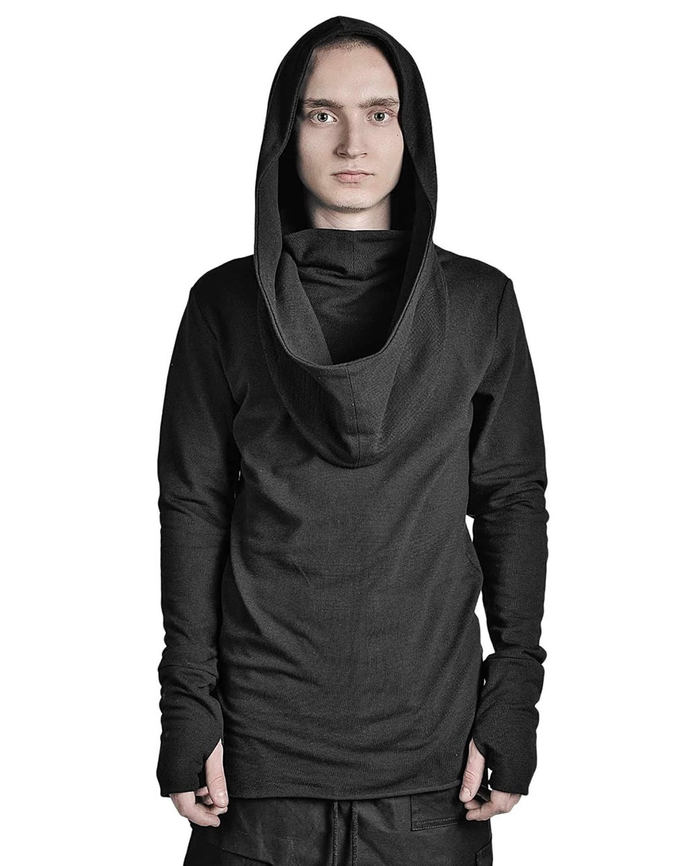 Deconstructed Collar Hoodie