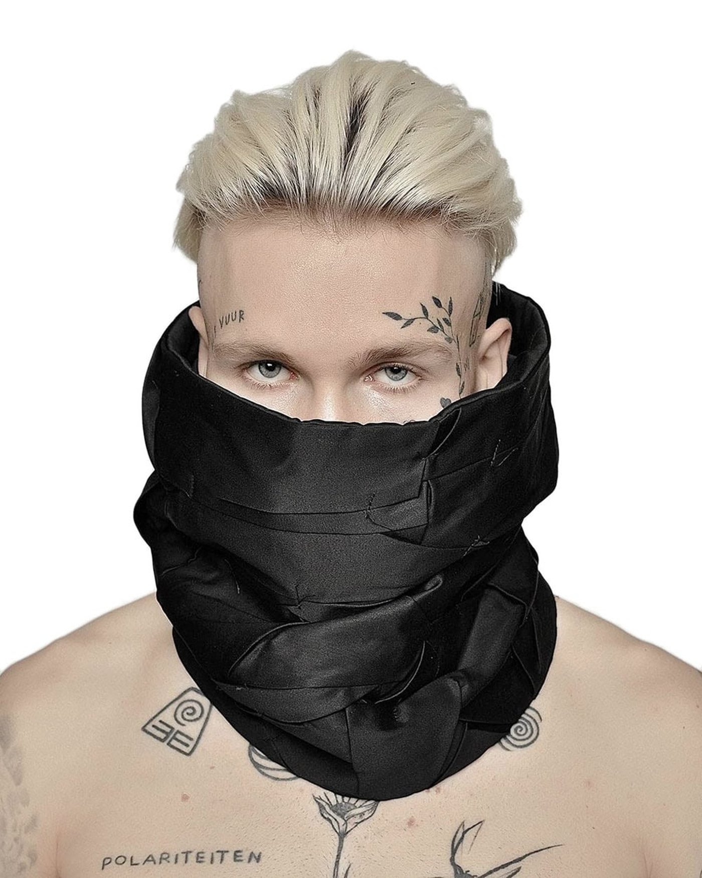 Crushed High Neck Warmer