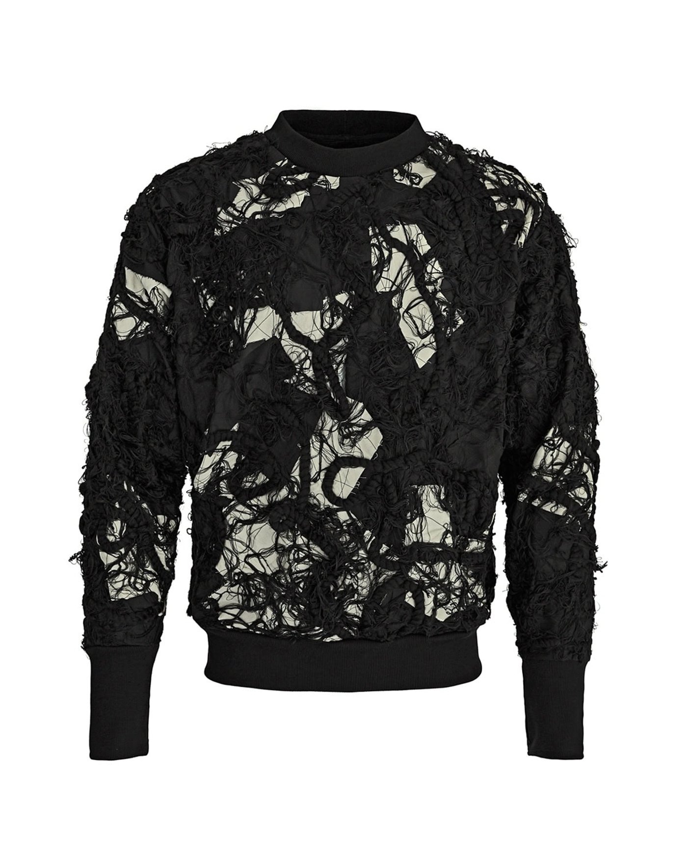 Fiber Bond Patchwork Sweater