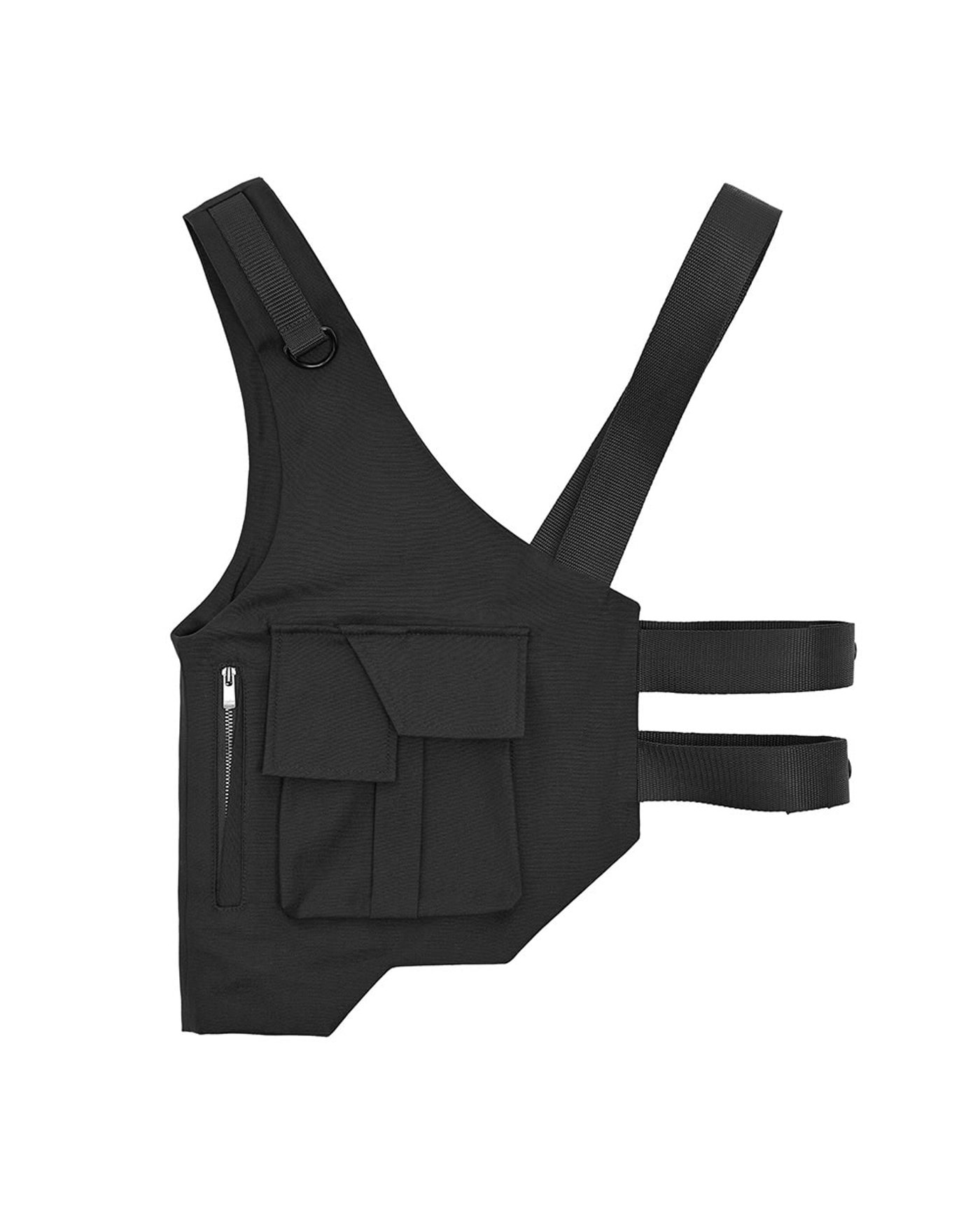 Angular Utility Crossbody Vest Bag