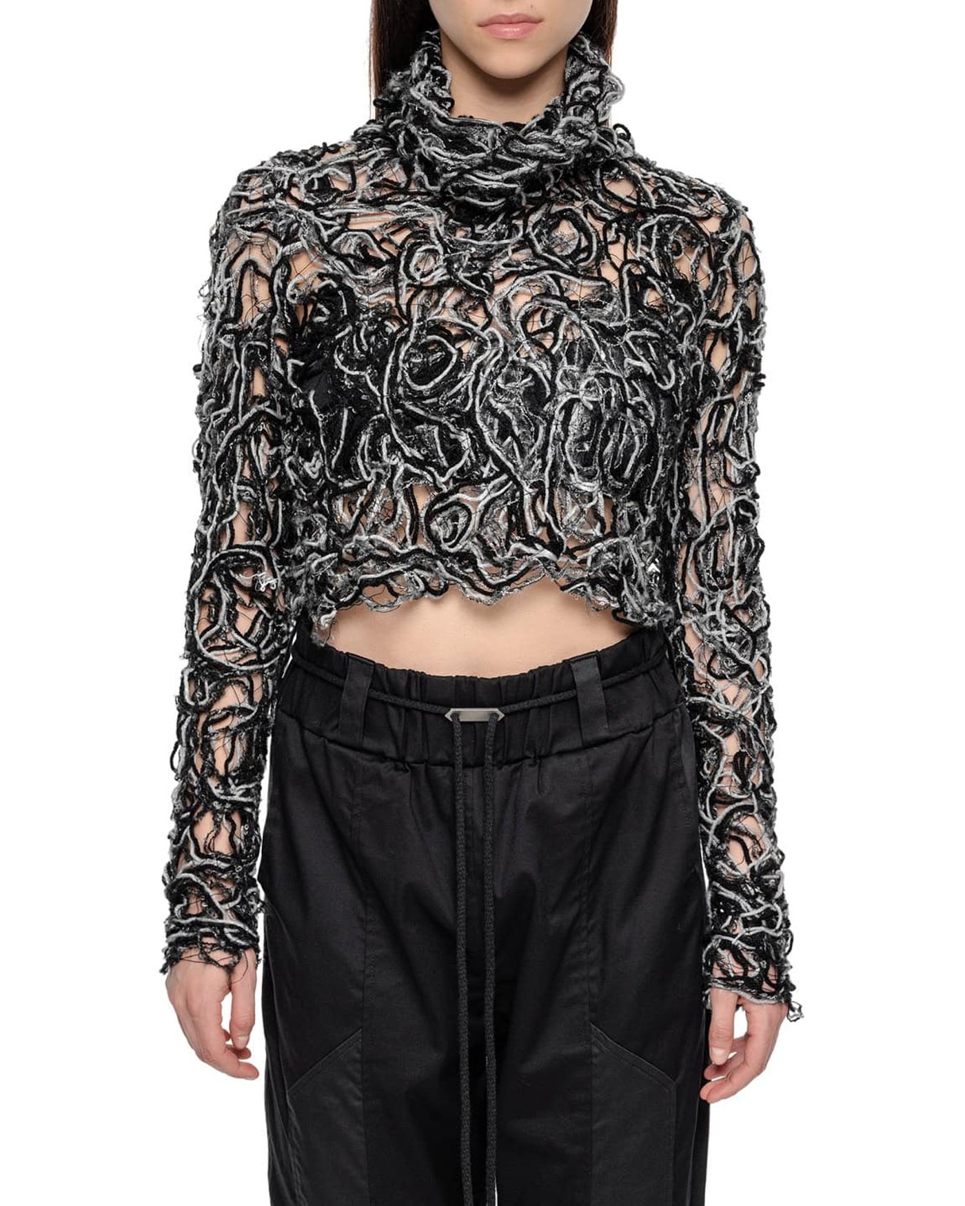 Aeriform Fiber Bond Crop Sweater