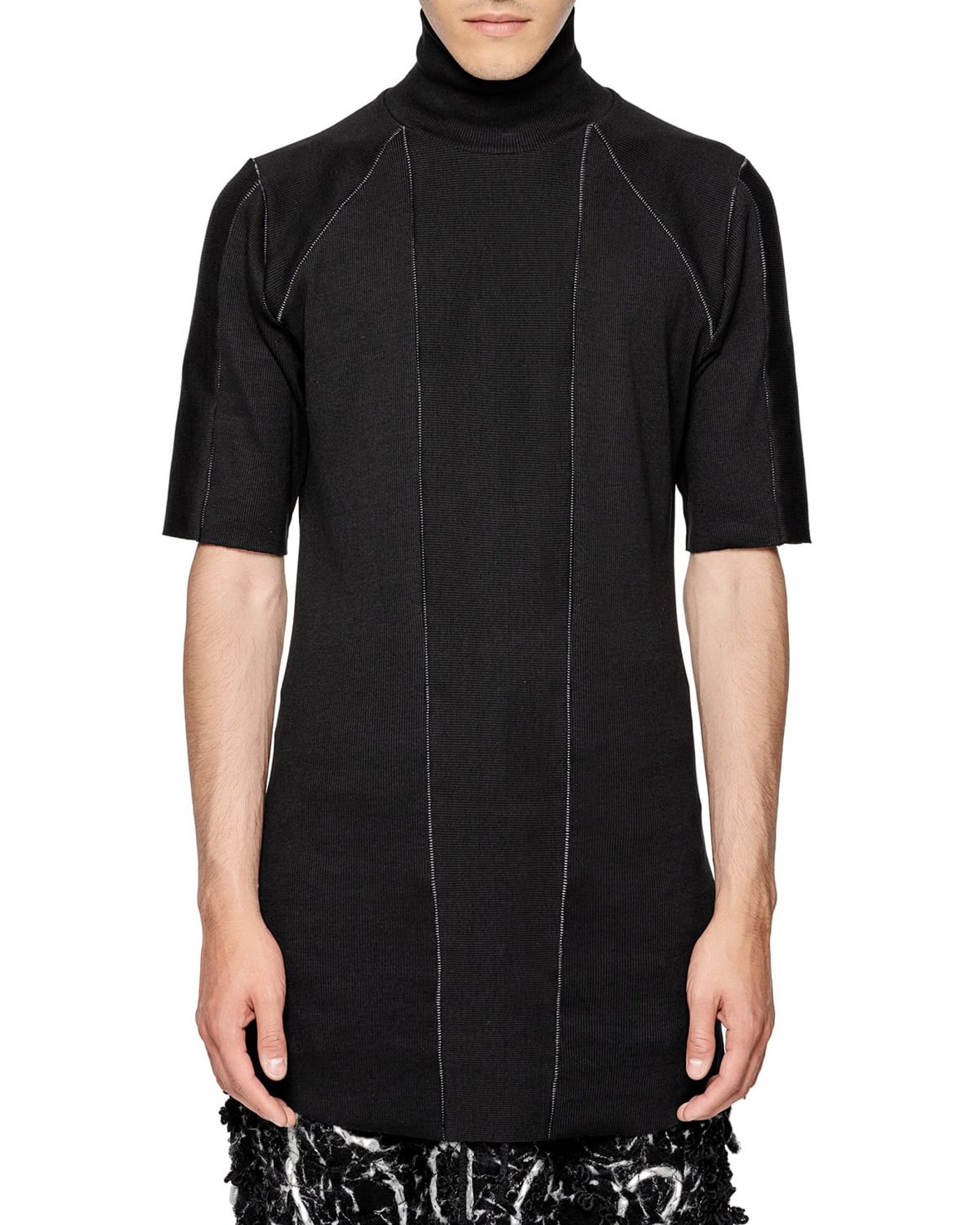 Monument Contrast Turtleneck T-Shirt
