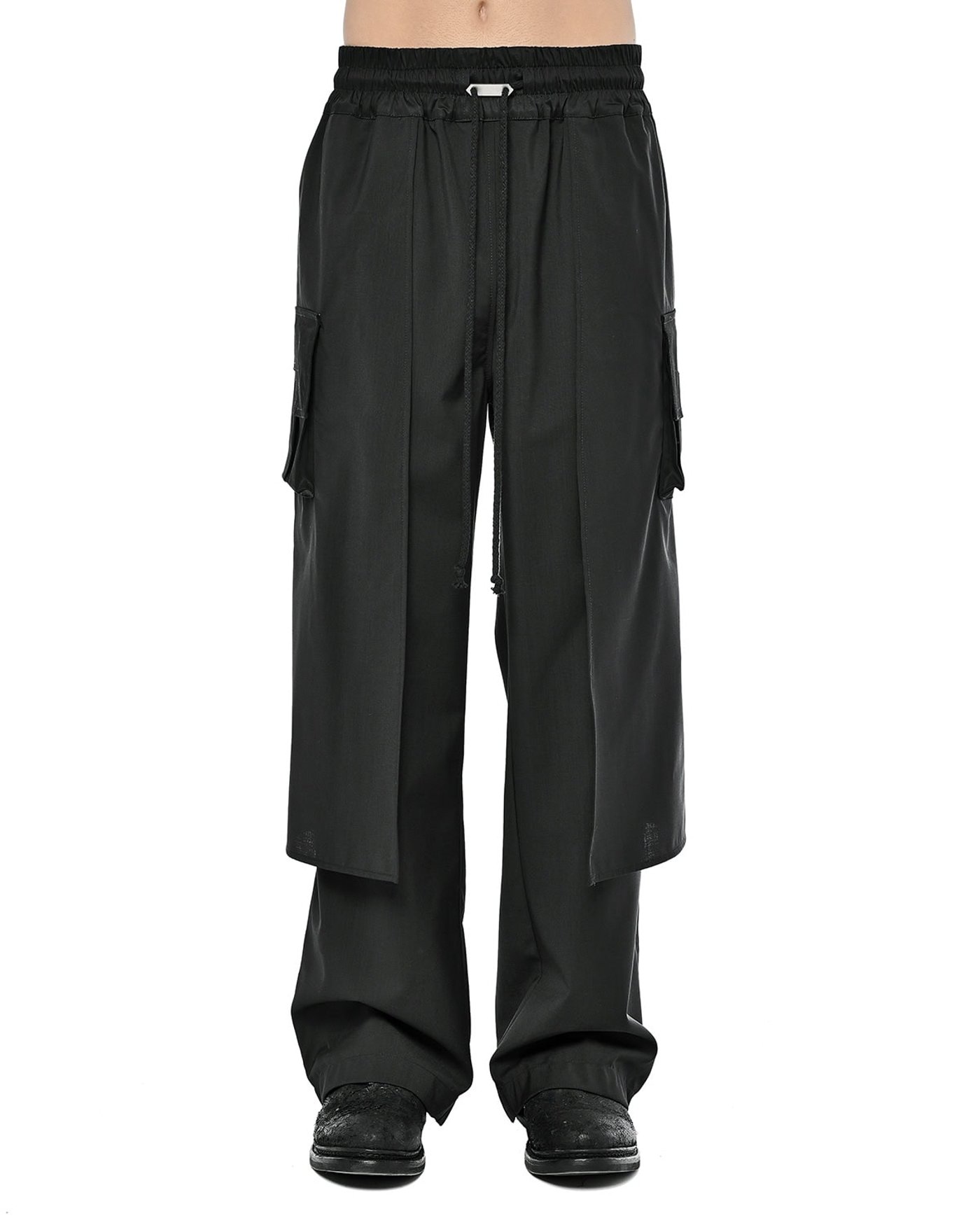 Double Layers Loose Cut Pants