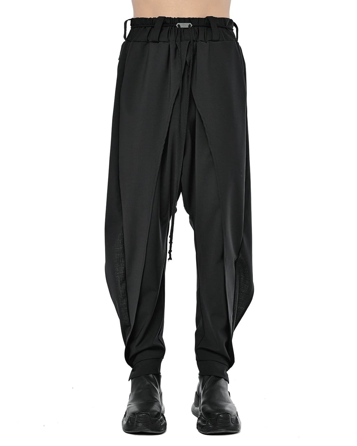 Trigon Black Layers Volume Pants