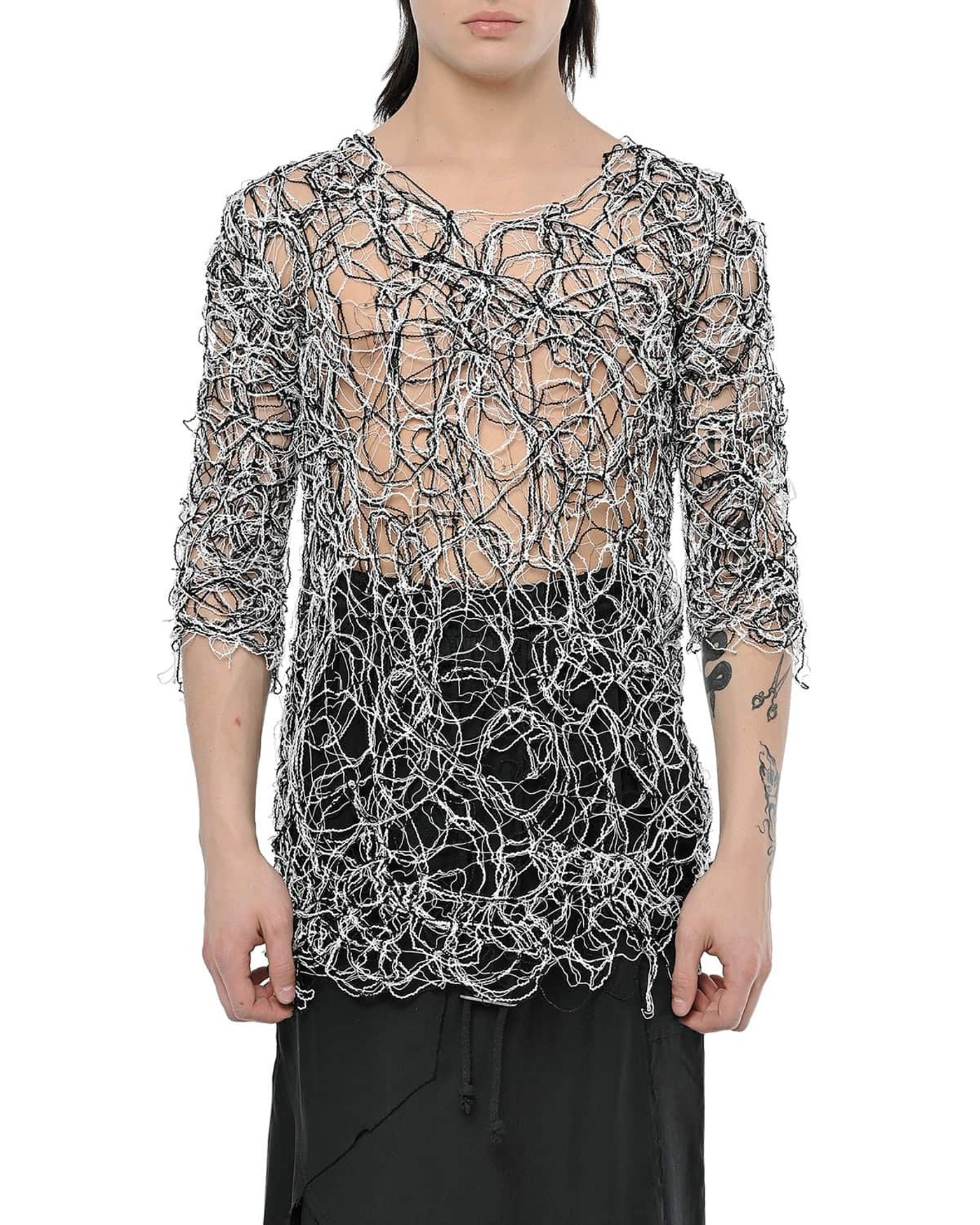 Web Bonded Contrast T-Shirt